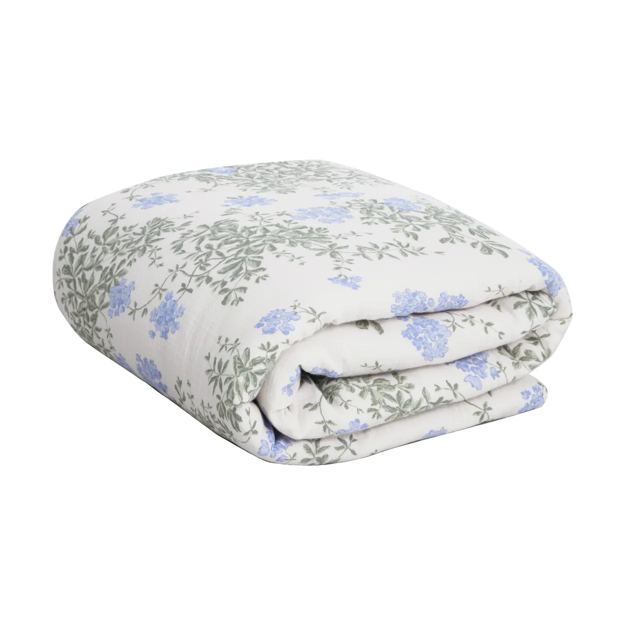 Garbo&Friends Plumbago Muslin padded blanket 100x140 cm