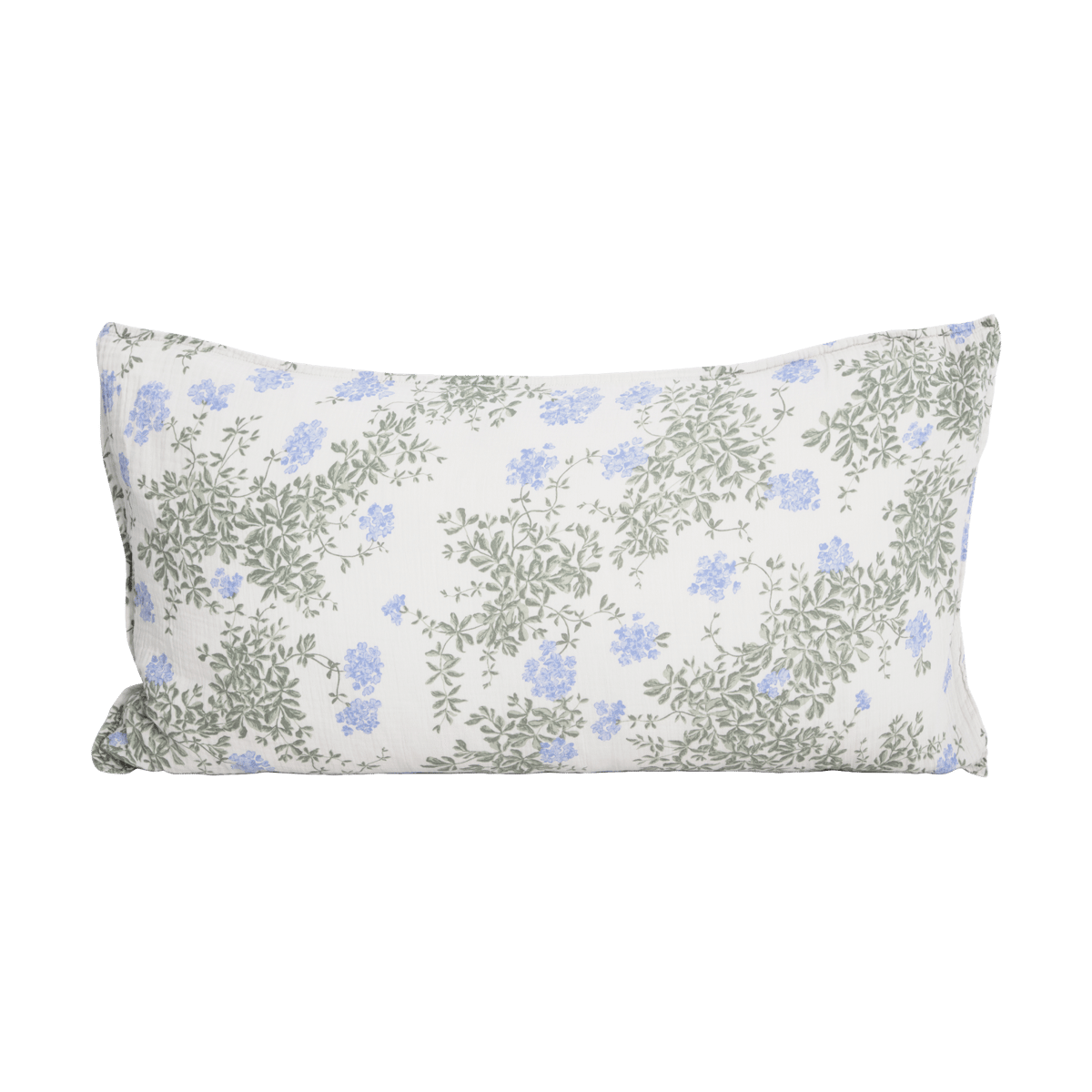 Garbo&Friends Plumbago Muslin pillowcase 50x90 cm | Scandinavian Design | Pillow cases | Blue