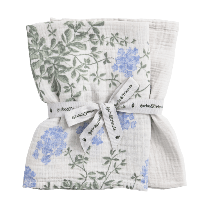 Plumbago Muslin small blanket 2 pieces - 60x60 cm - Garbo&Friends