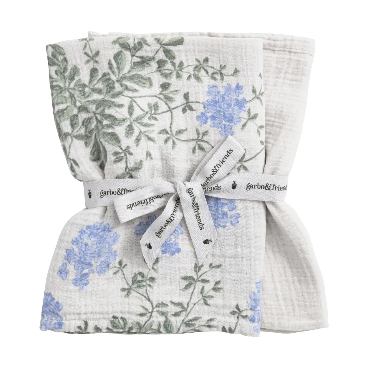 Garbo&Friends Plumbago Muslin small blanket 2 pieces 60x60 cm