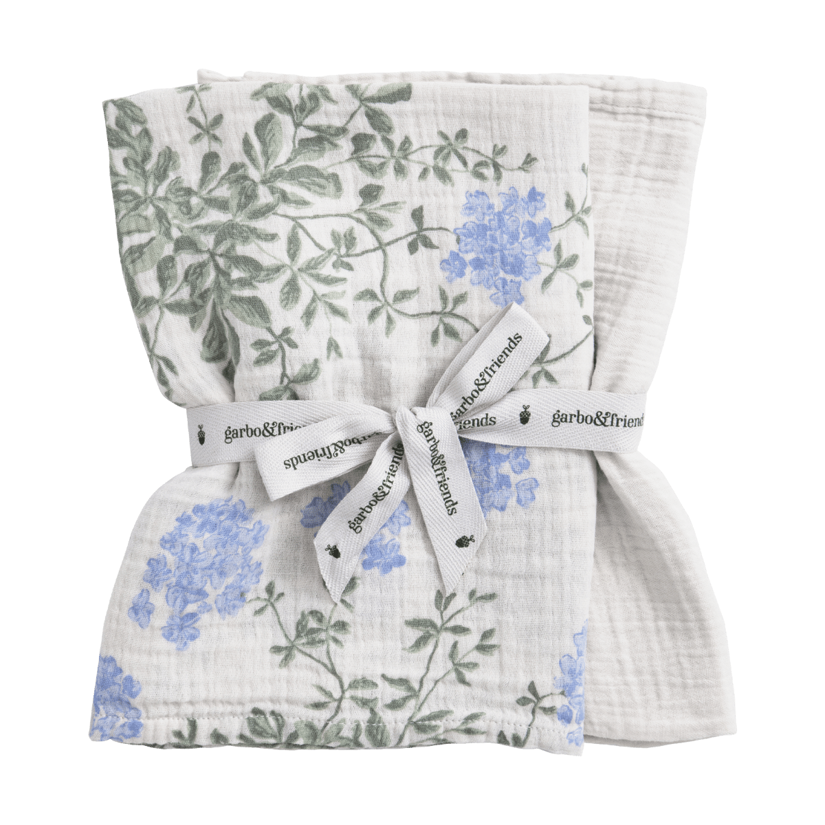 Garbo&Friends Plumbago Muslin small blanket 2 pieces 60x60 cm