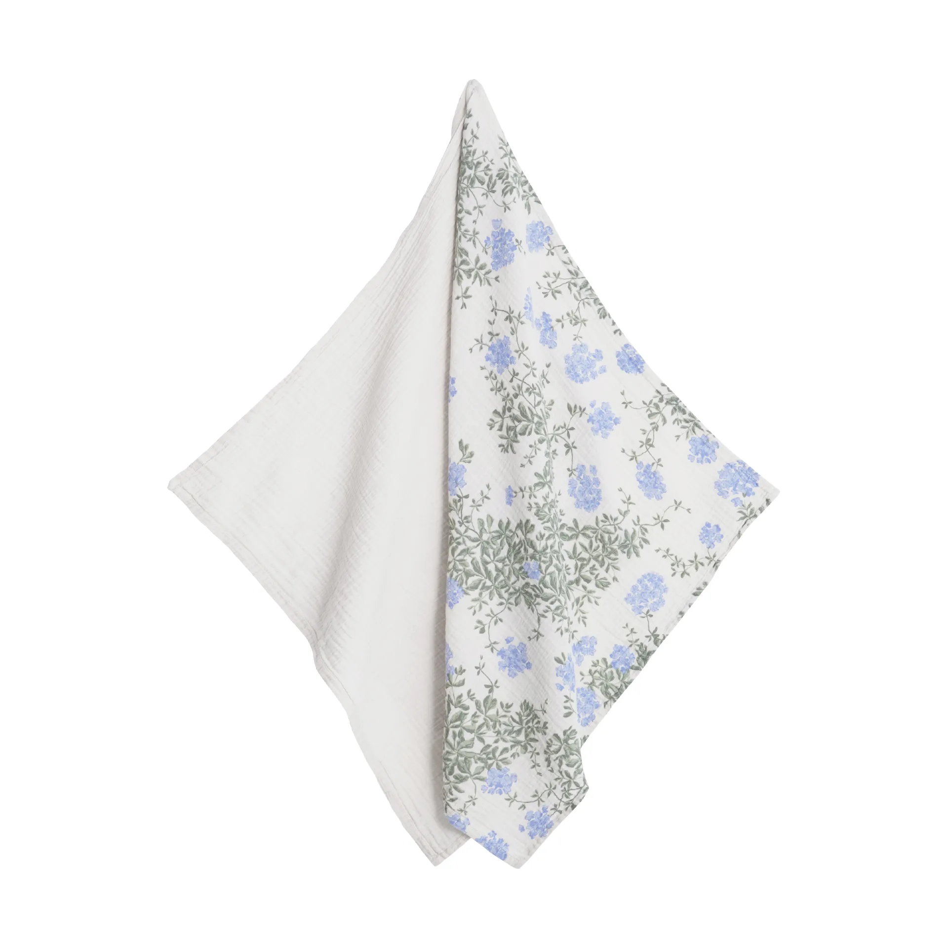 Plumbago Muslin small blanket 2 pieces, 60x60 cm Garbo&Friends