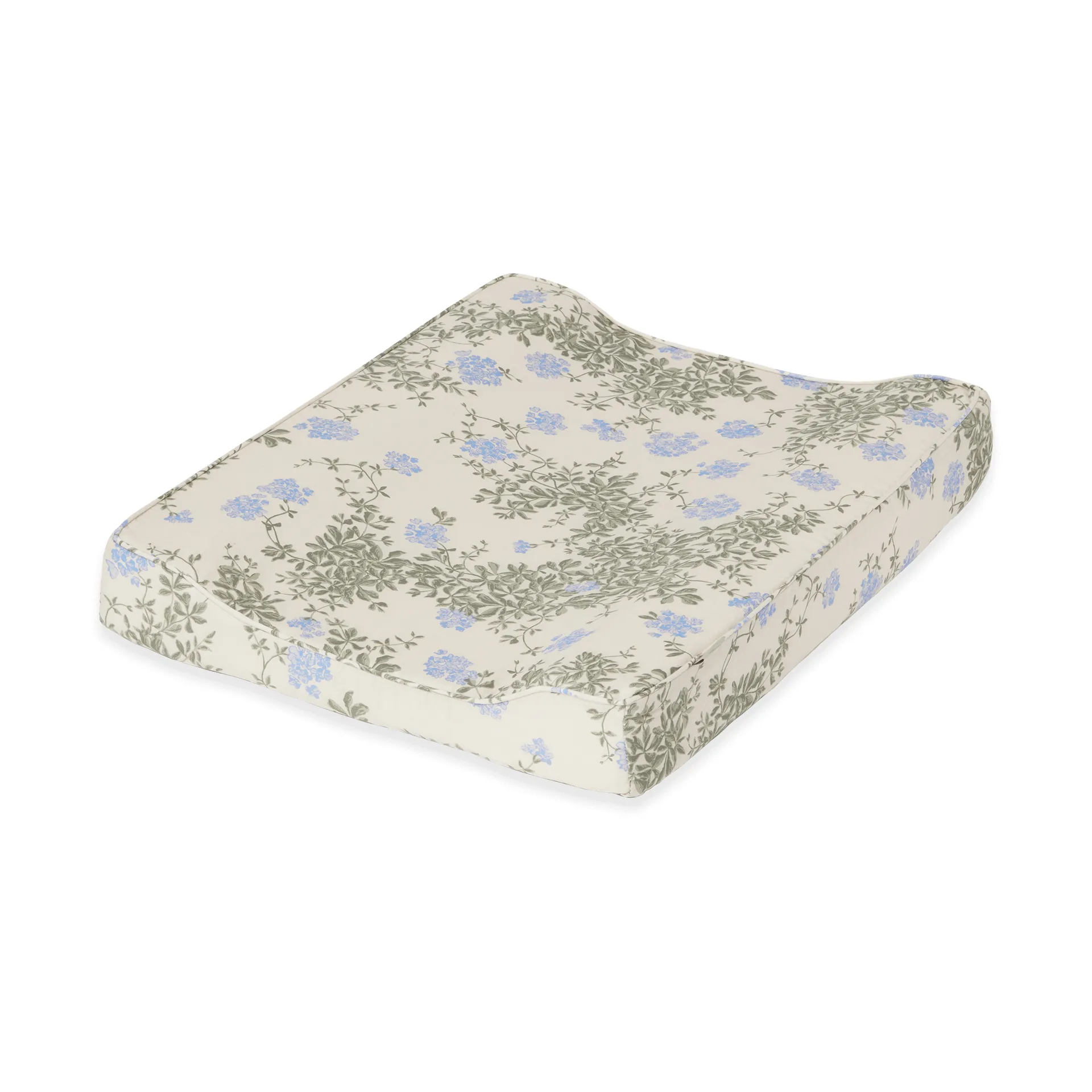 Plumbago satin quilted changing pad, 50x65x9 cm Garbo&Friends