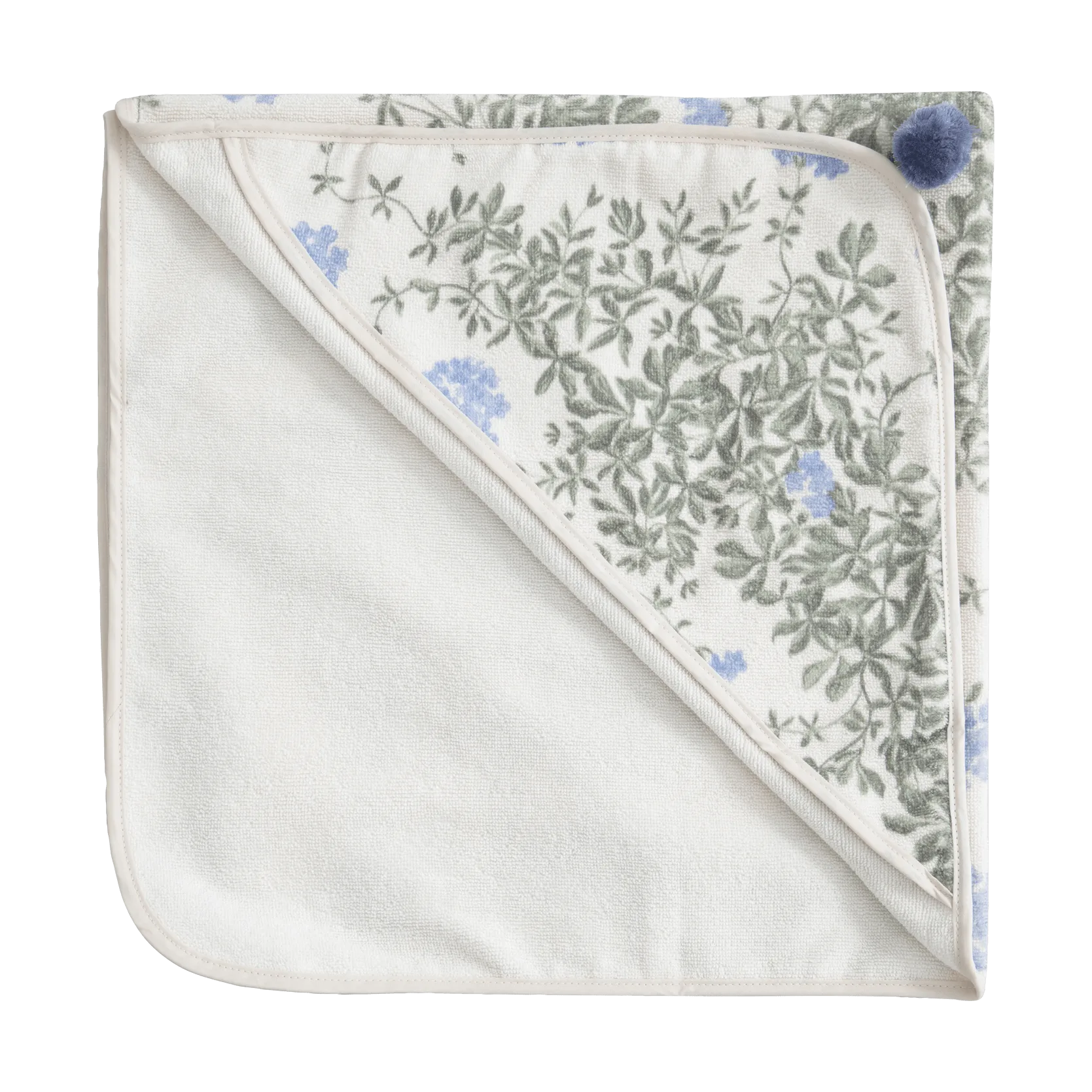 Plumbago Terry hooded towel, 80x80 cm Garbo&Friends
