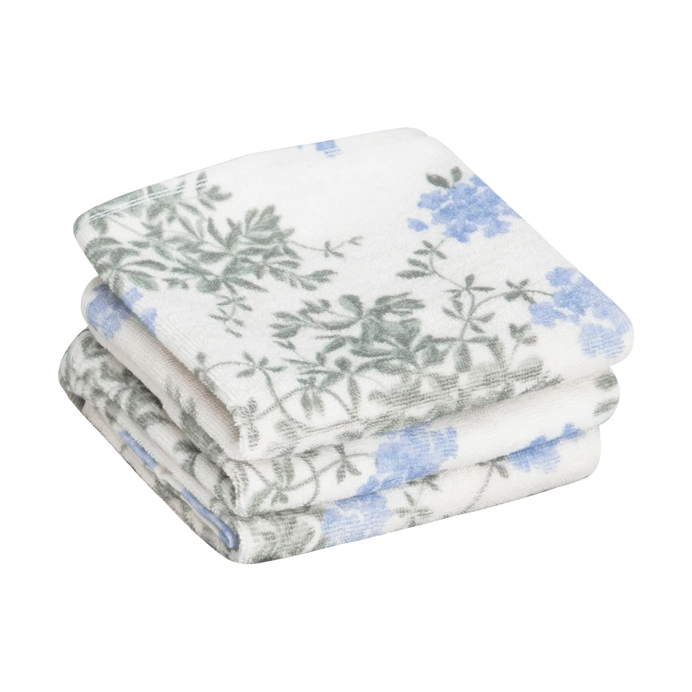 Plumbago Terry wash cloth 3-pack, 30x30 cm Garbo&Friends