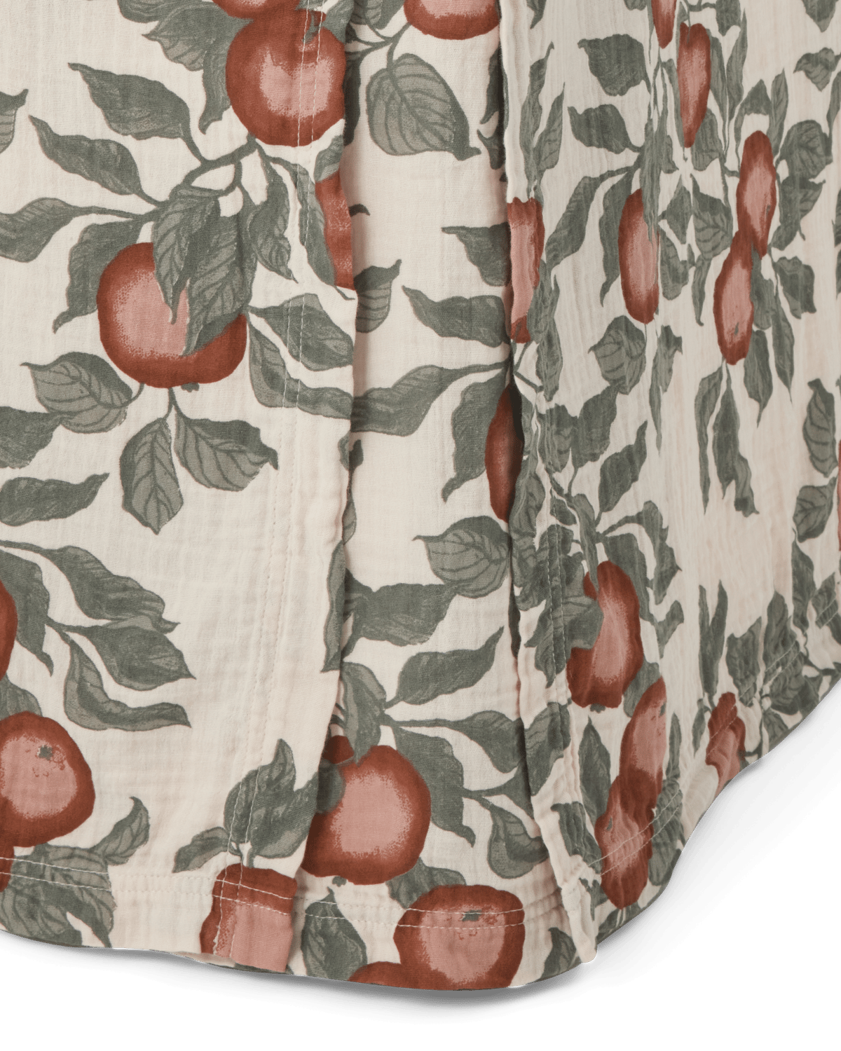 Garbo&Friends Pomme Muslin bed skirt 140x200x53 cm | Scandinavian Design | Valances | Beige