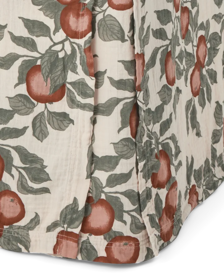 Pomme Muslin bed skirt from Garbo&Friends
