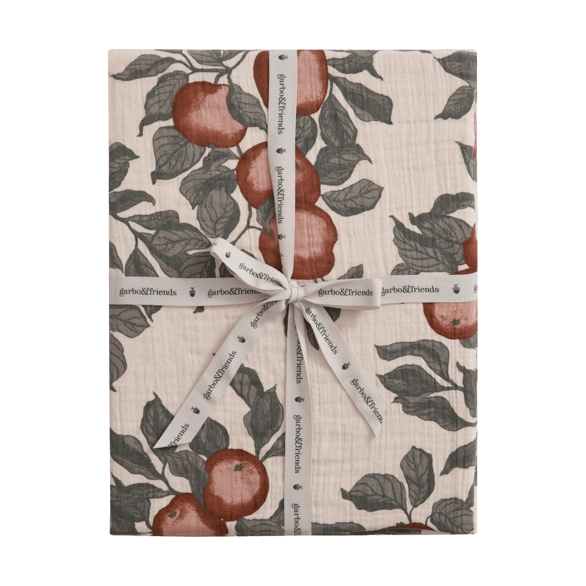 Pomme Muslin fitted sheet, 60x120x20 cm Garbo&Friends