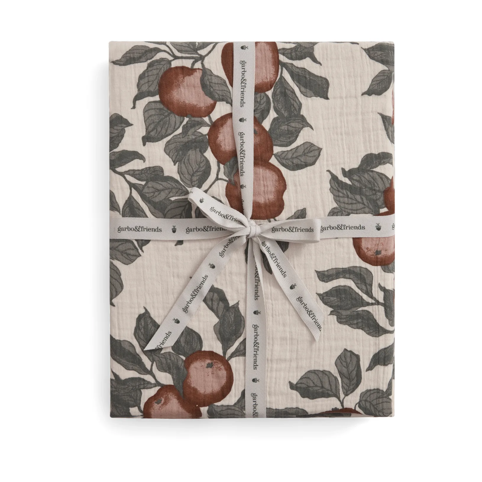 Pomme Muslin fitted sheet, 90x200x30 cm Garbo&Friends