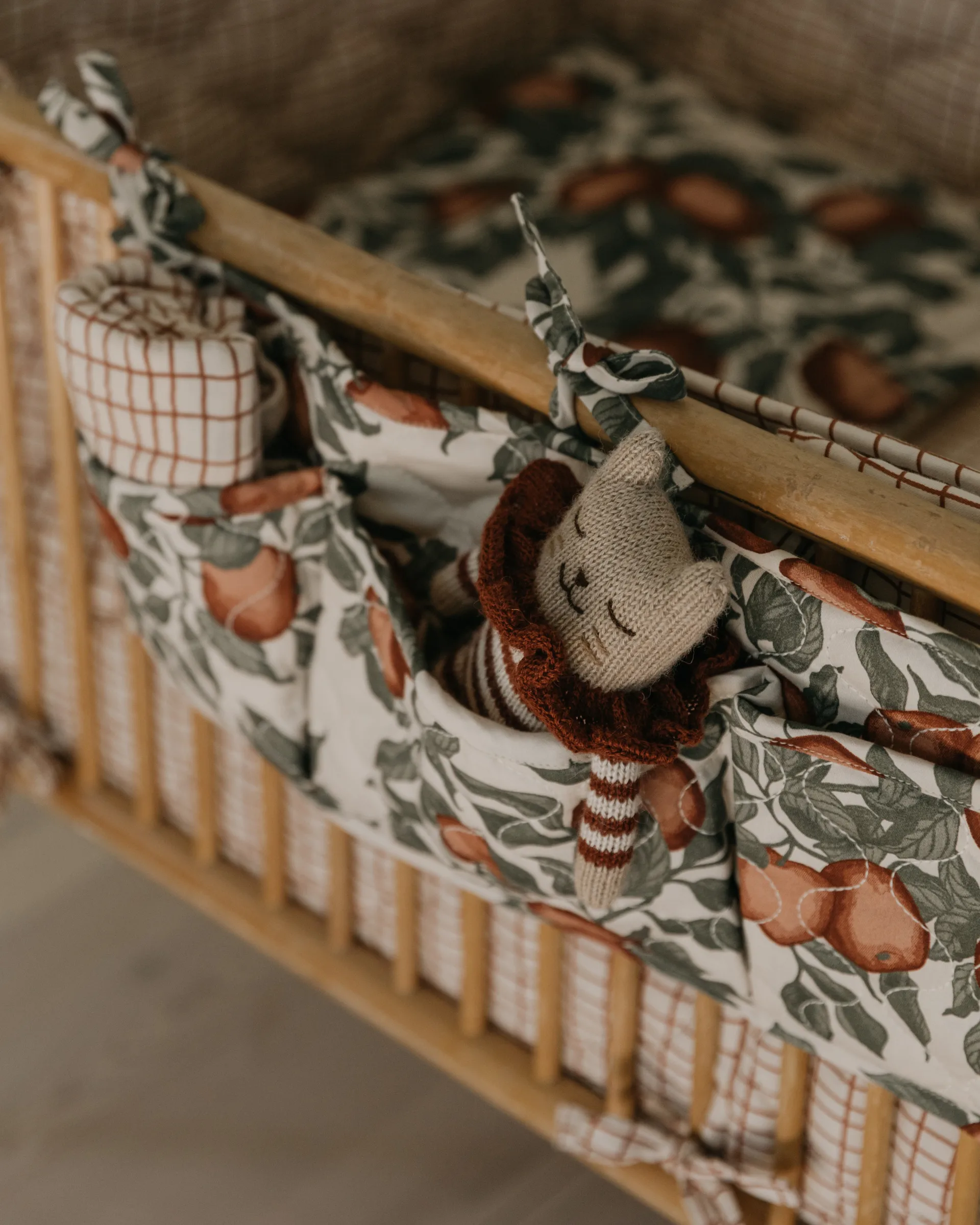 Pomme Satin Quilted bed pocket, 43x18 cm Garbo&Friends