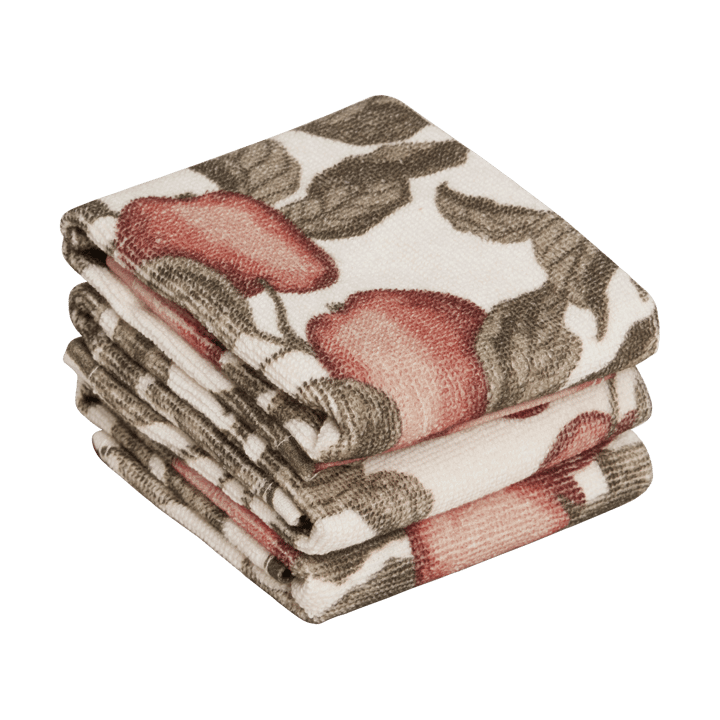 Pomme Terry wash cloth 3-pack, 30x30 cm Garbo&Friends