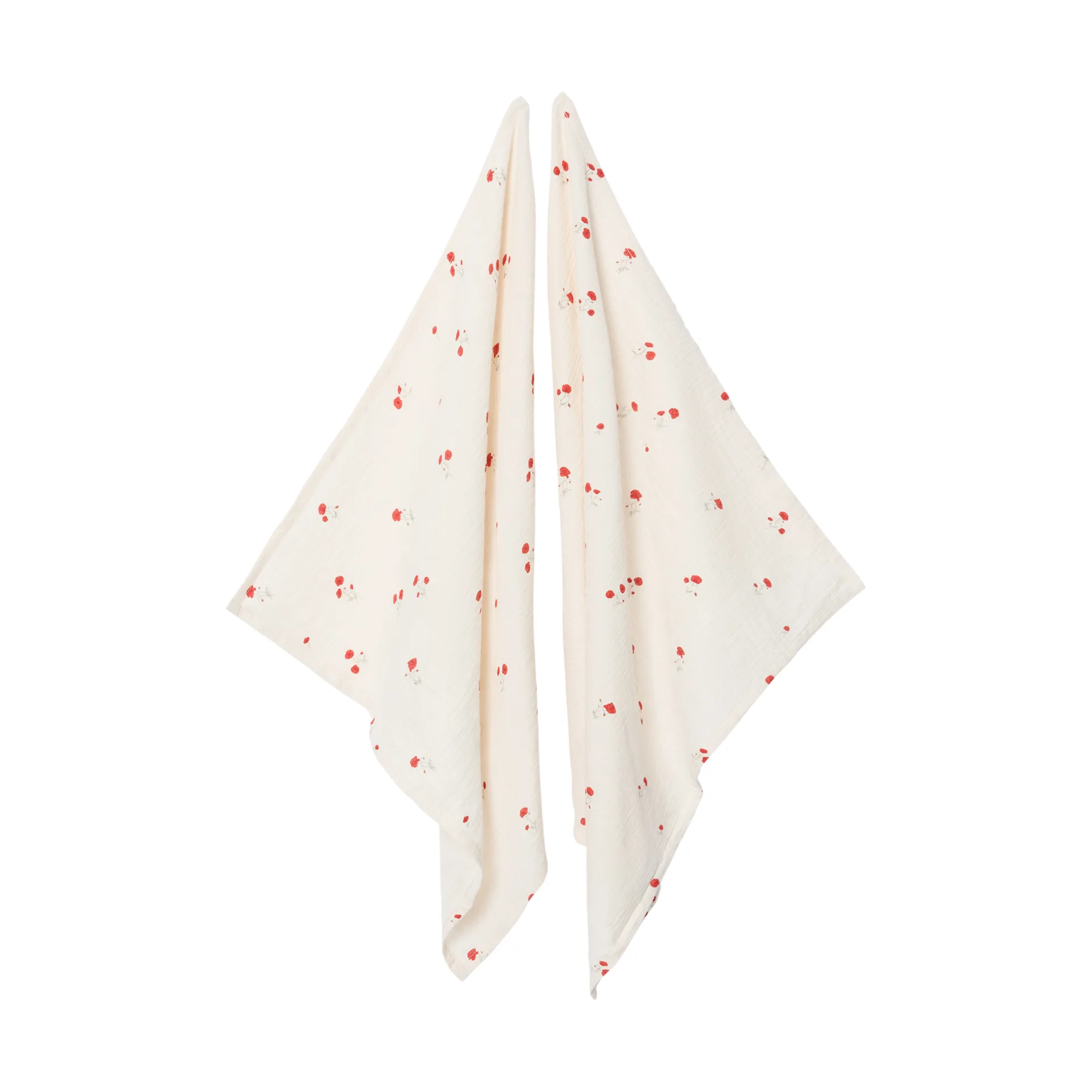 Poppy Muslin blanket 2 pieces, 60x60 cm Garbo&Friends