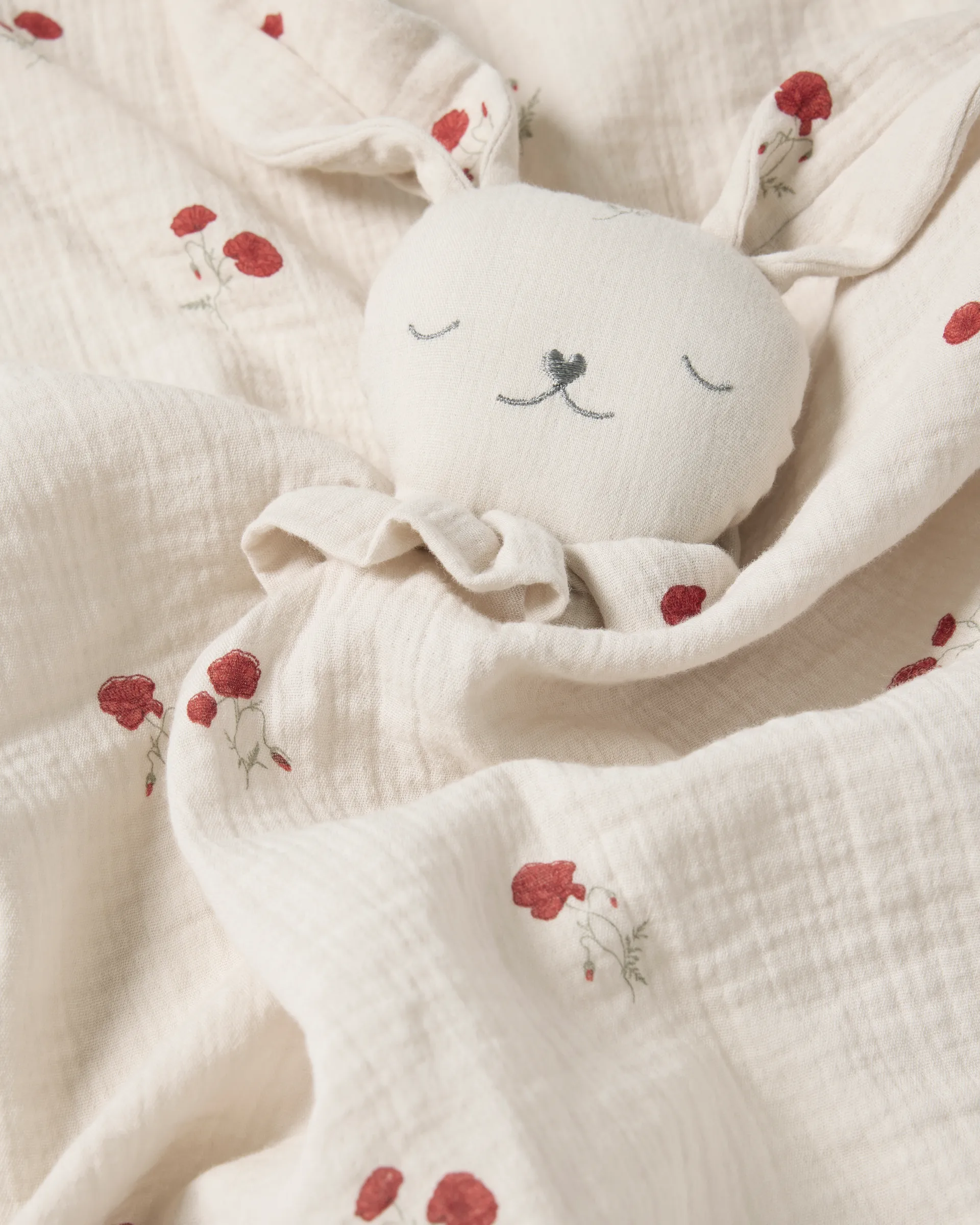 Poppy Muslin comforter blanket, 48x48 cm Garbo&Friends
