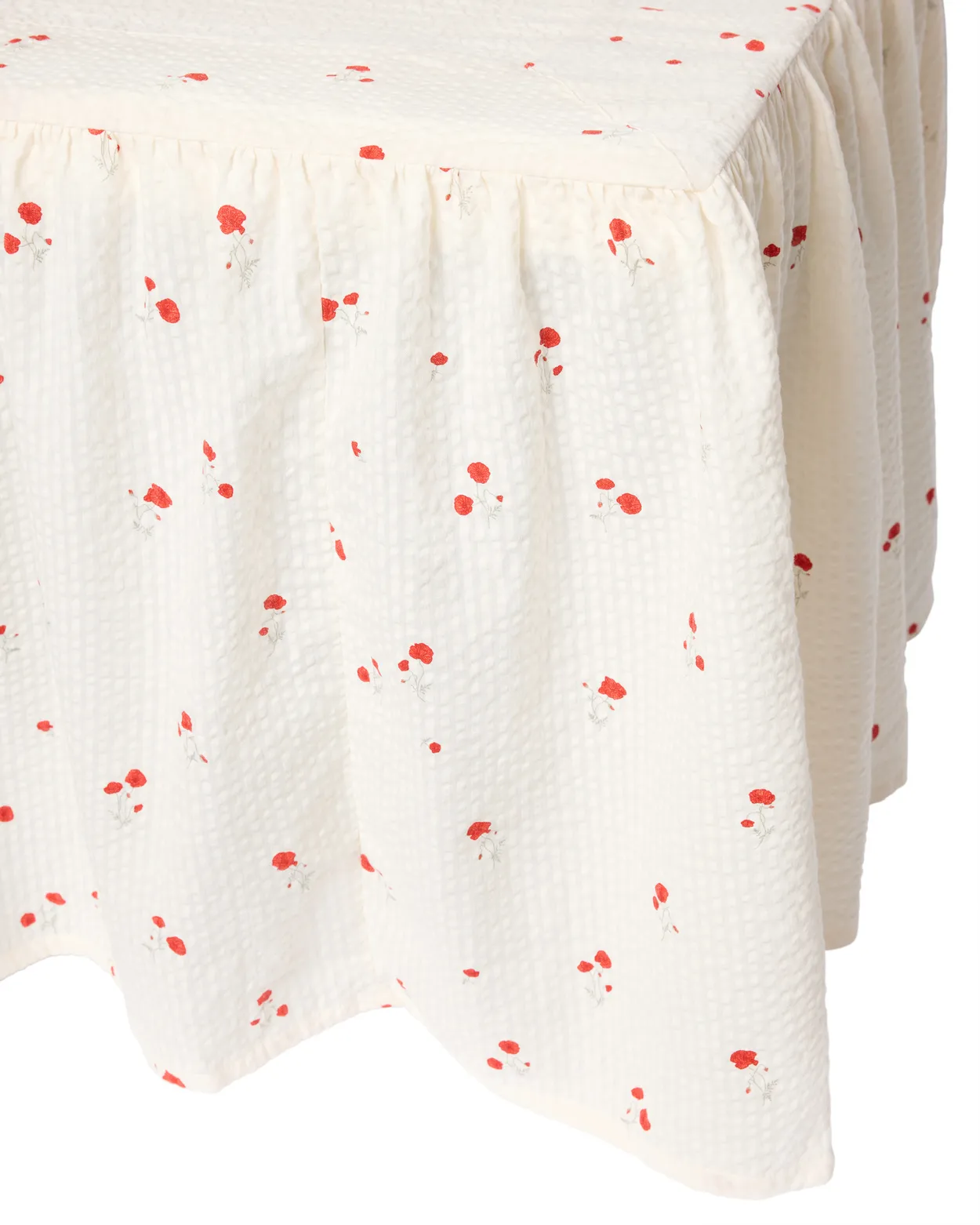 Garbo&Friends Poppy Seersucker bed skirt 160x200x53 cm