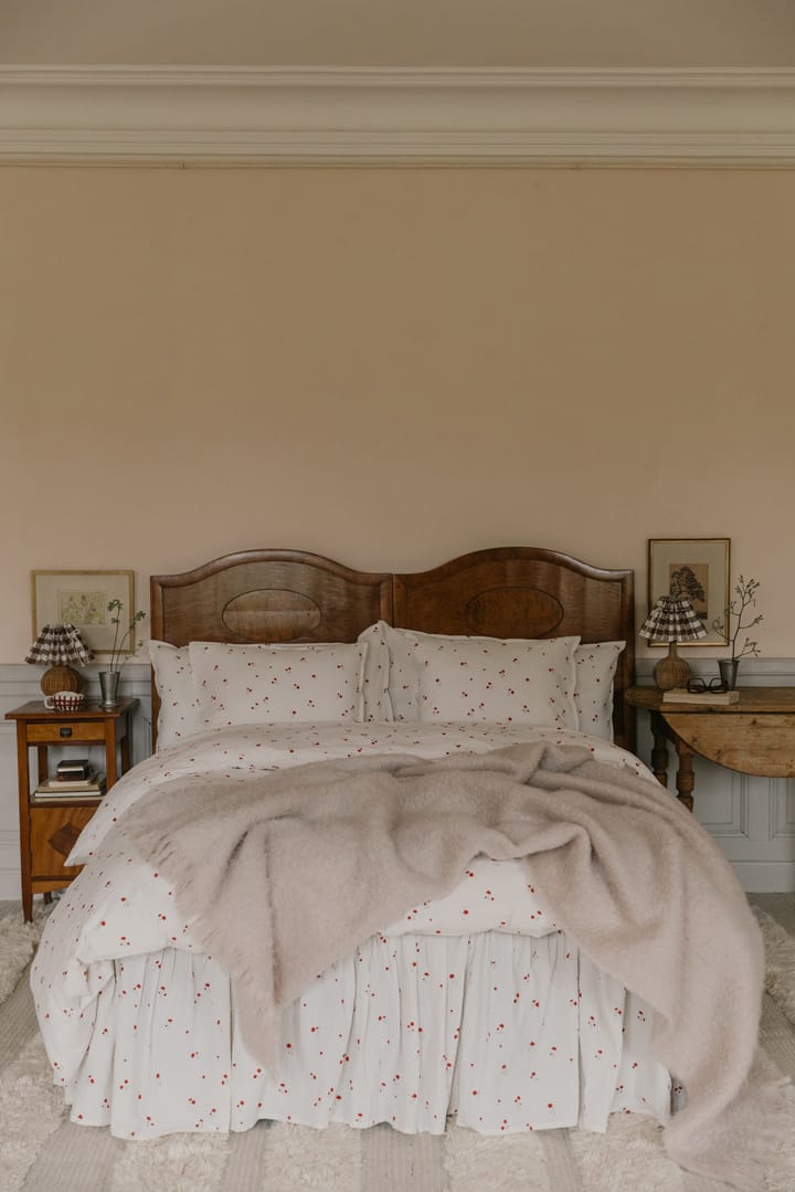 Poppy Seersucker bed skirt, 180x200x53 cm Garbo&Friends