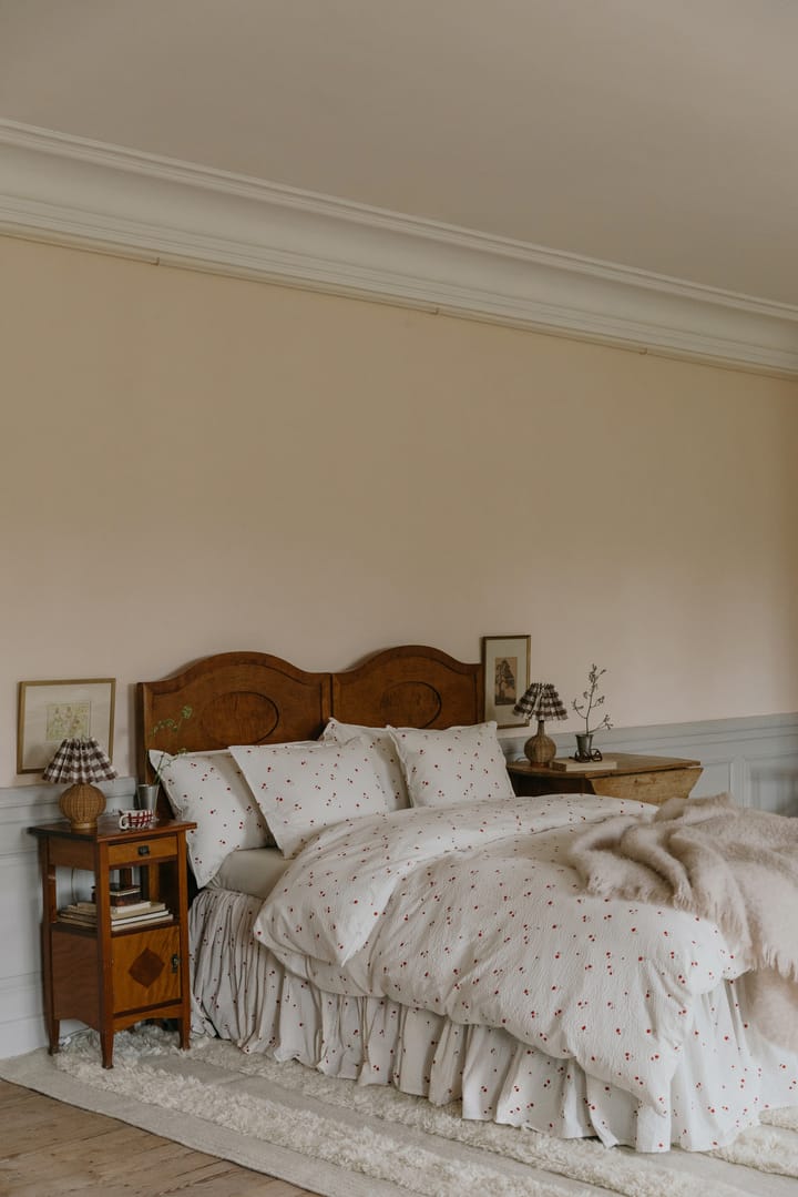 Poppy Seersucker bed skirt, 180x200x53 cm Garbo&Friends