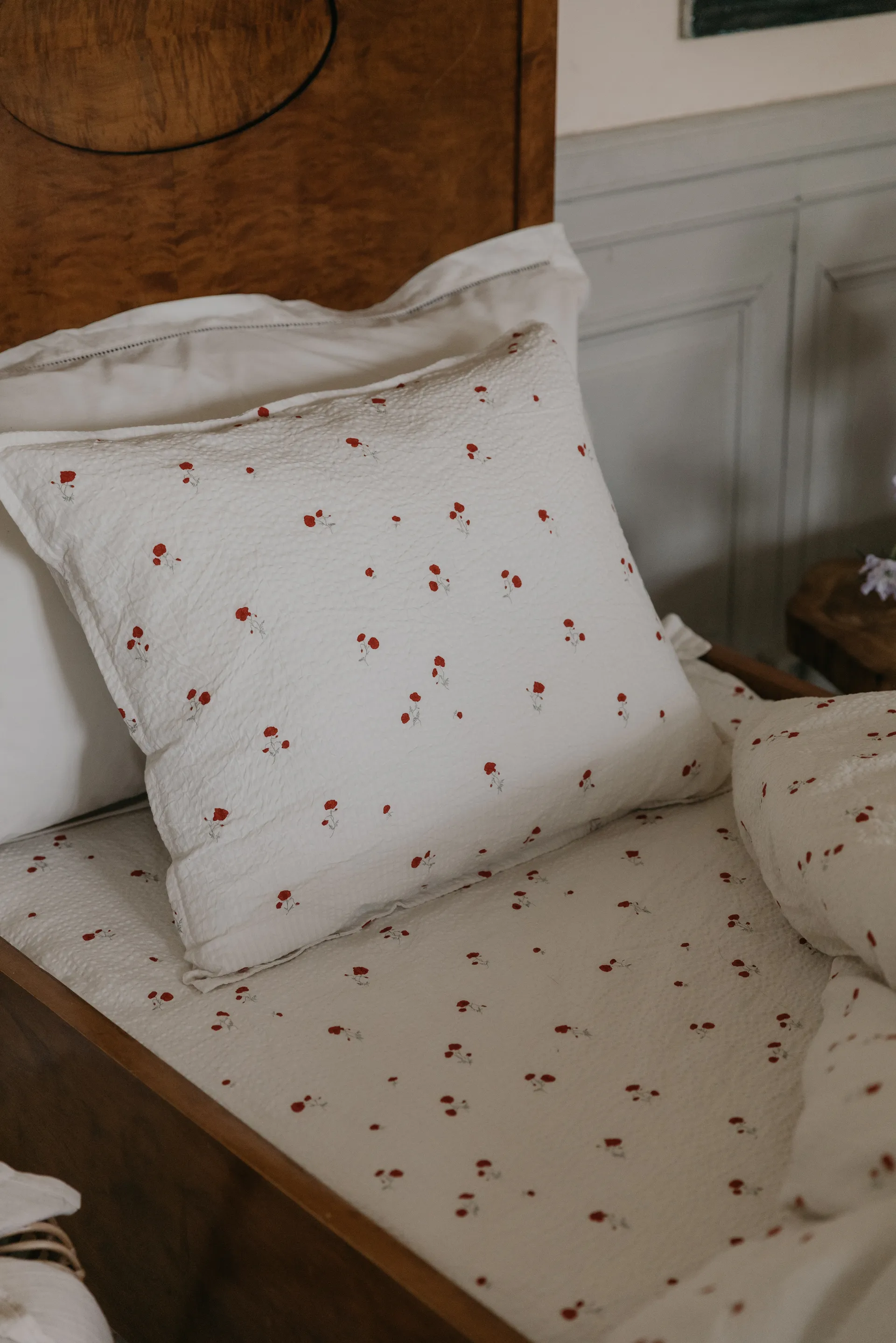 Poppy Seersucker pillowcase, 50x60 cm Garbo&Friends