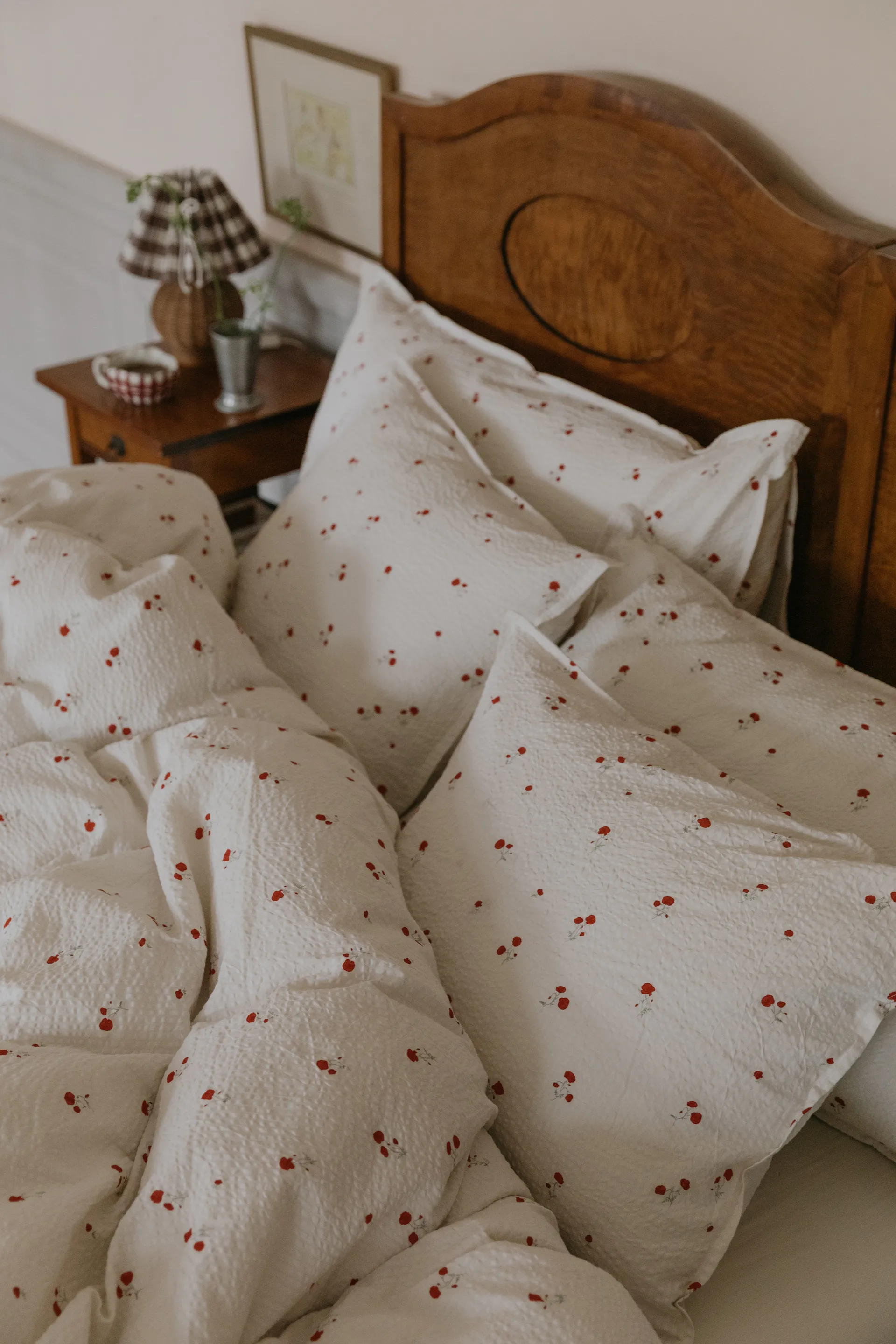 Poppy Seersucker pillowcase, 50x75 cm Garbo&Friends