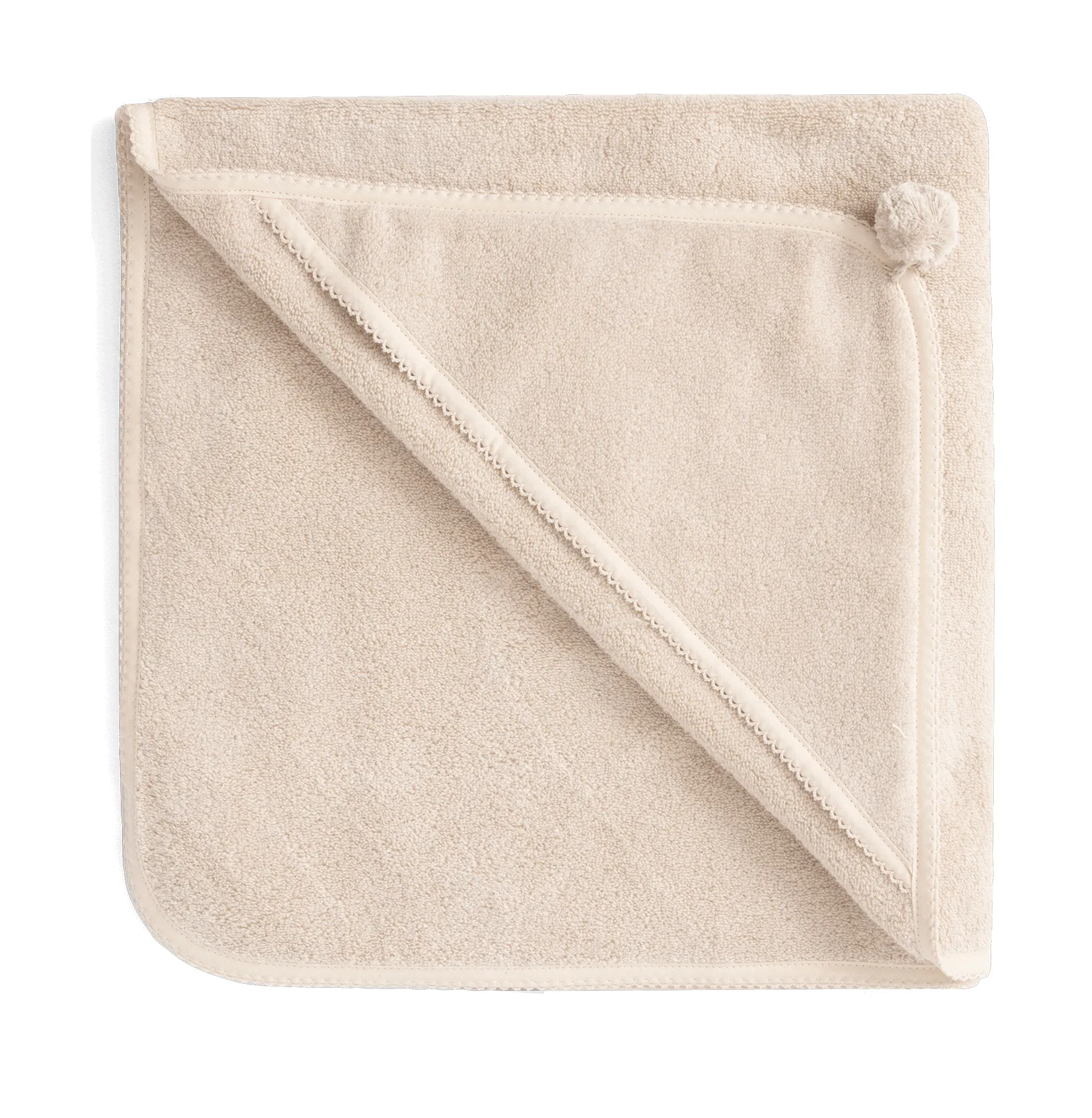 Sand Terry hooded towel, 80x80 cm Garbo&Friends