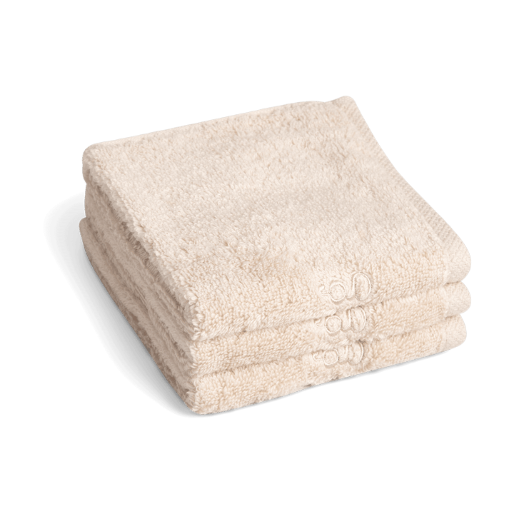 Sand Terry wash cloth 3-pack - 30x30 cm - Garbo&Friends