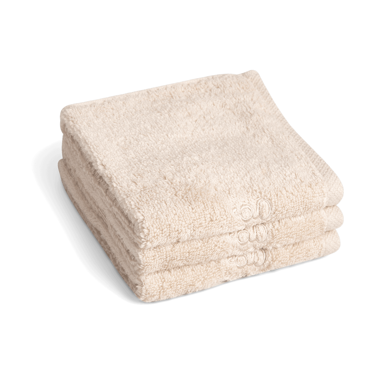 Garbo&Friends Sand Terry wash cloth 3-pack 30x30 cm