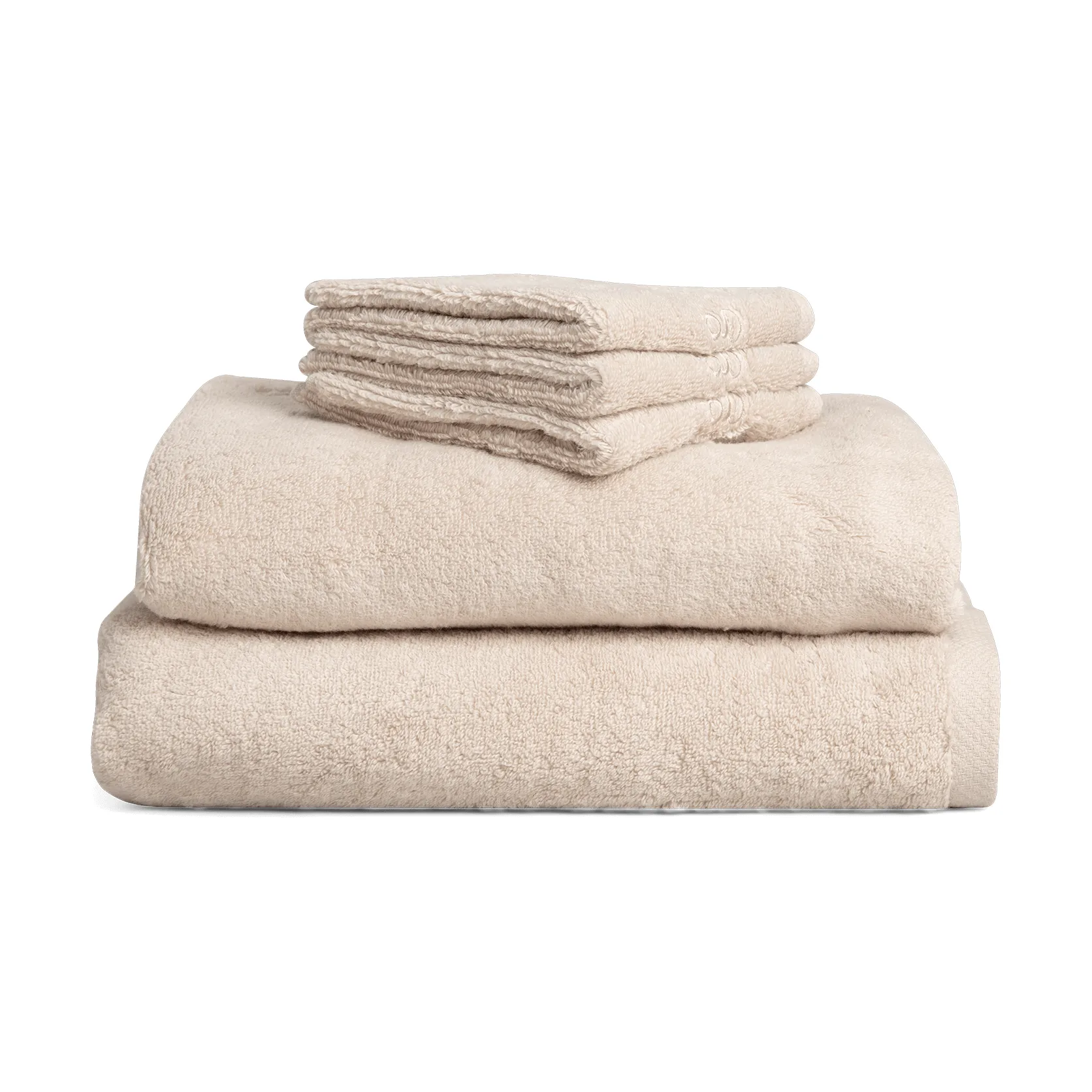Sand Terry wash cloth 3-pack, 30x30 cm Garbo&Friends