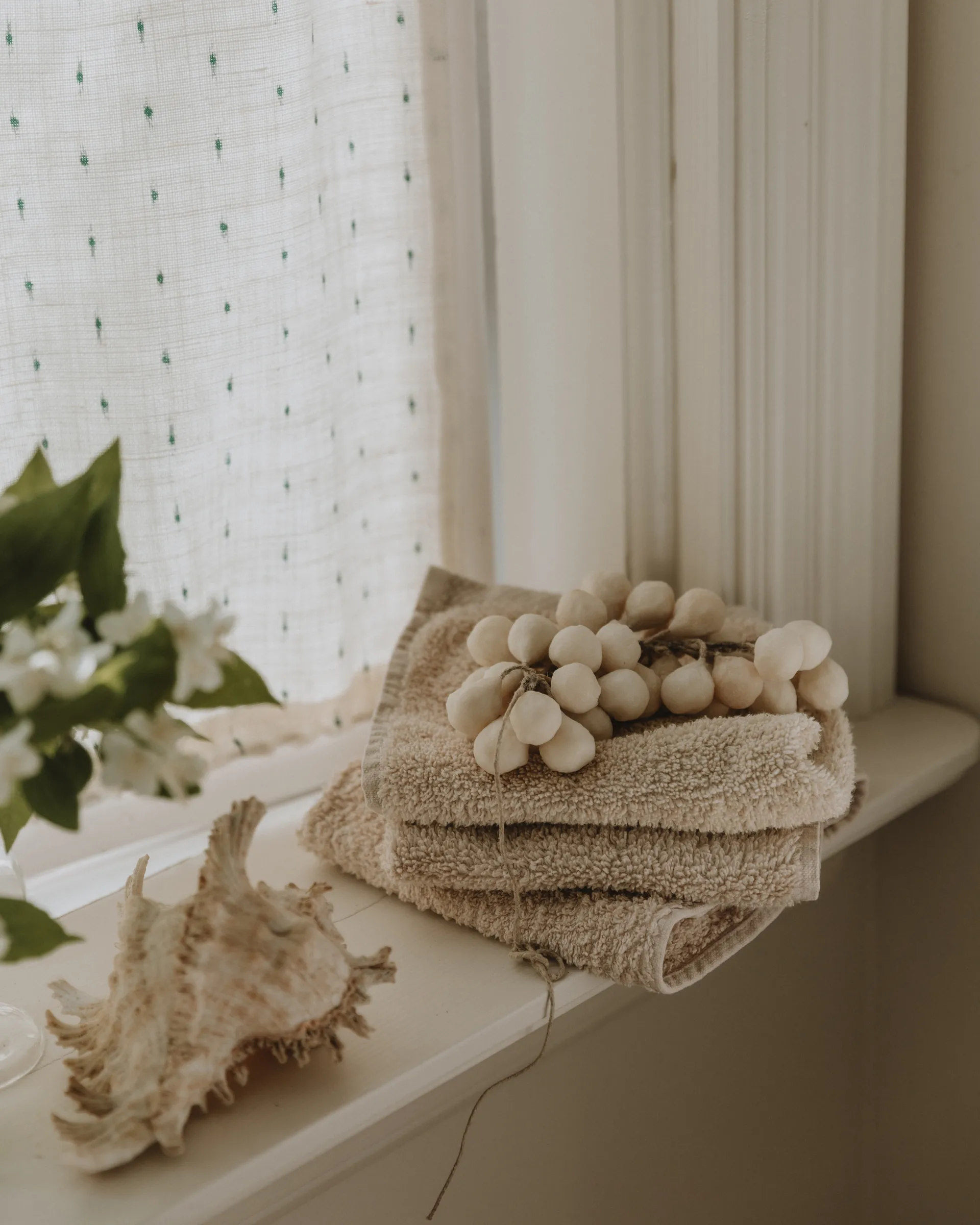 Sand Terry wash cloth 3-pack, 30x30 cm Garbo&Friends