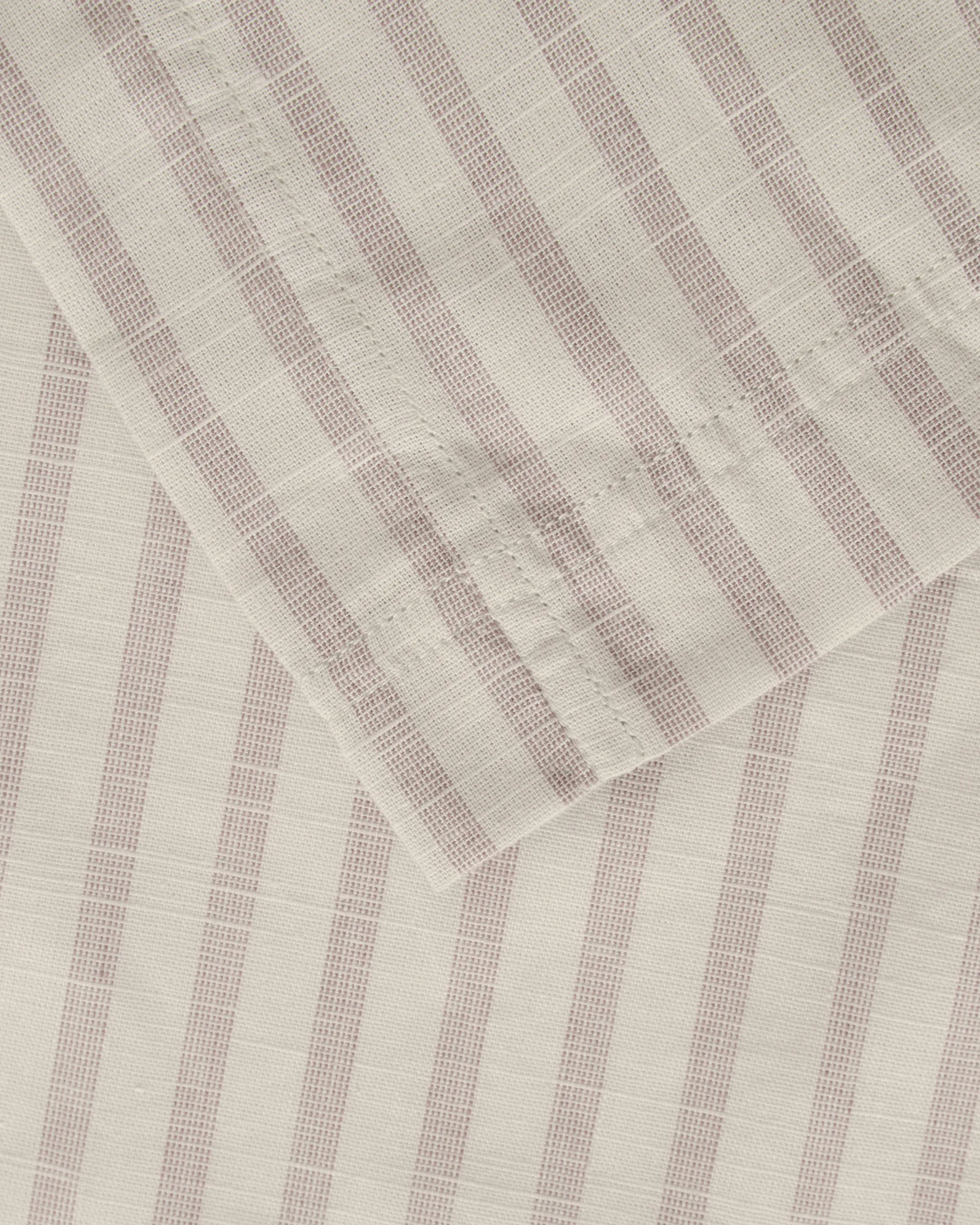 Stripe Mauve bed skirt, 140x200x53 cm Garbo&Friends