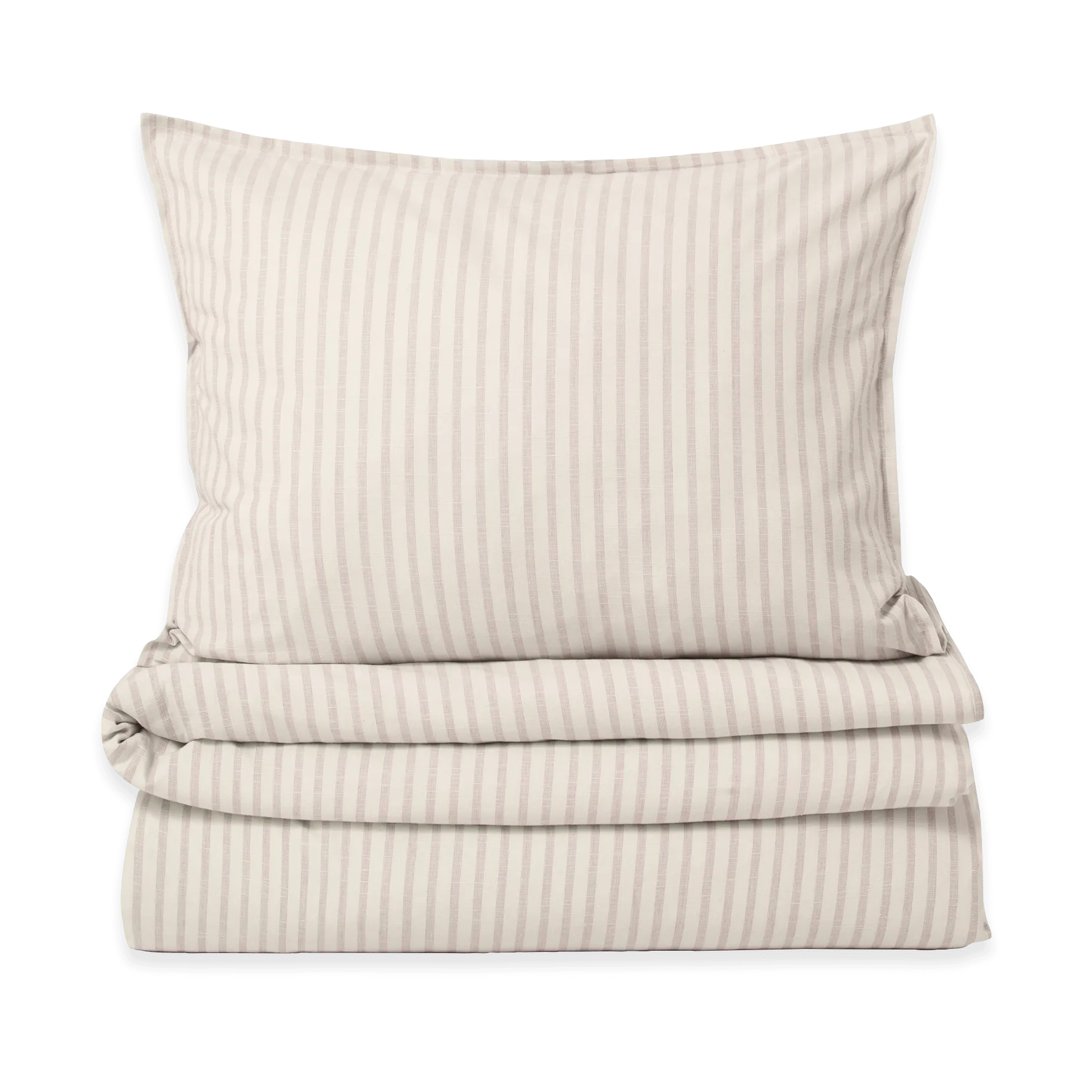 Stripe Mauve bedding set, 140x200 cm/50x70 cm Garbo&Friends