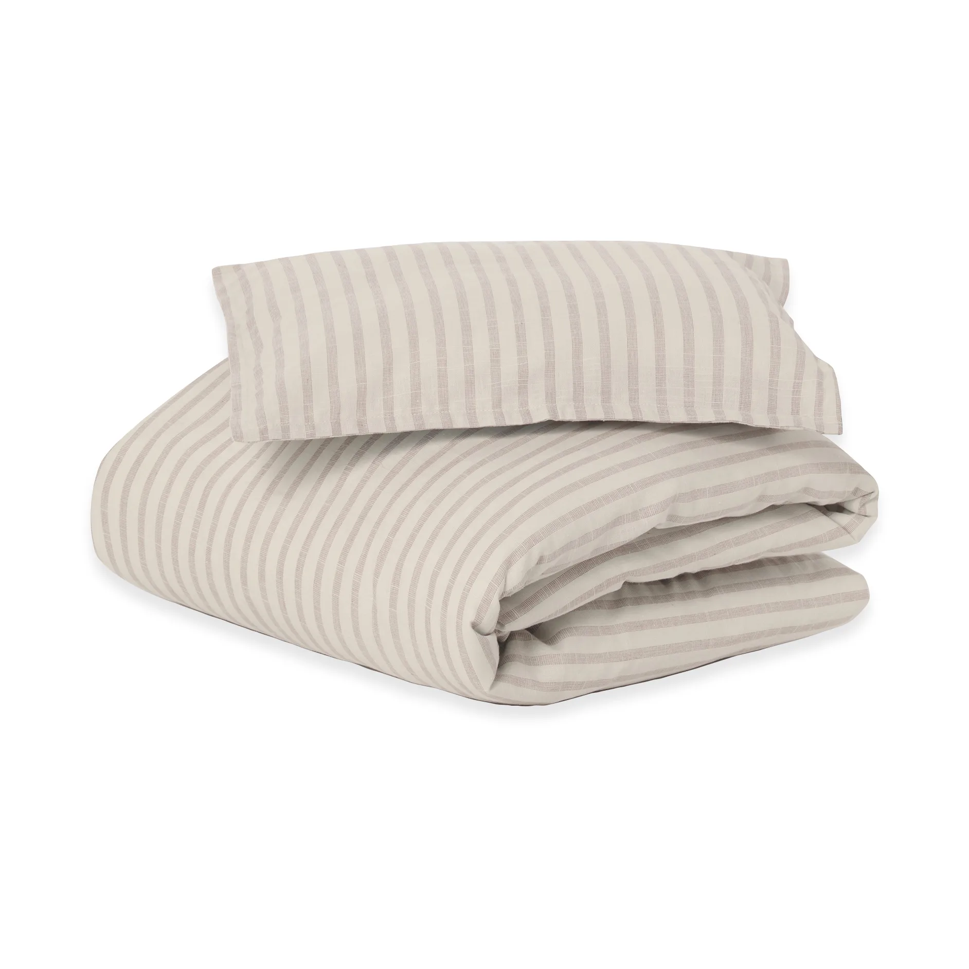 Stripe Mauve bedding set baby, 70x80 cm/28x35 cm Garbo&Friends