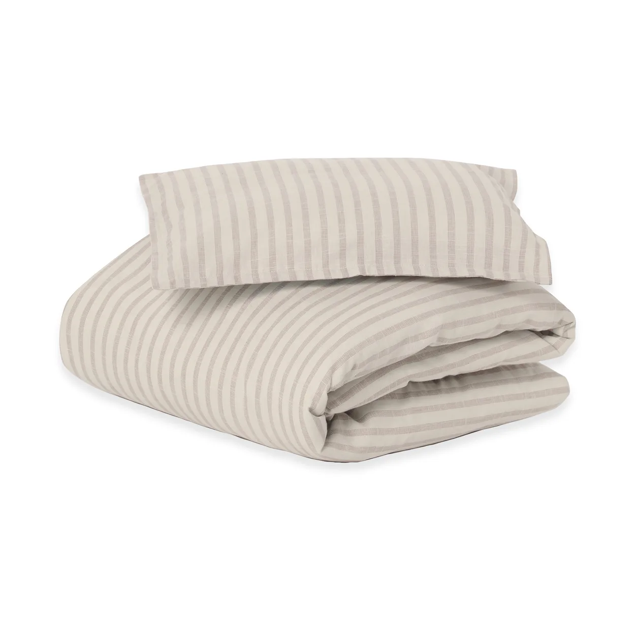 Garbo&Friends Stripe Mauve bedding set junior 100x140 cm/40x60 cm
