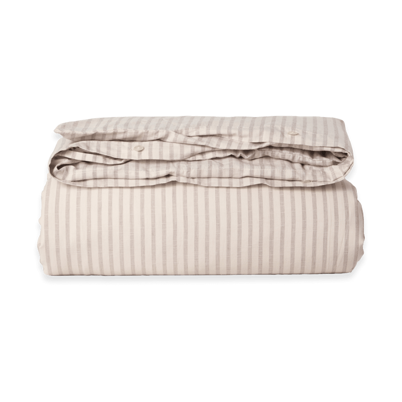 Garbo&Friends Stripe Mauve duvet cover double 240x220 cm