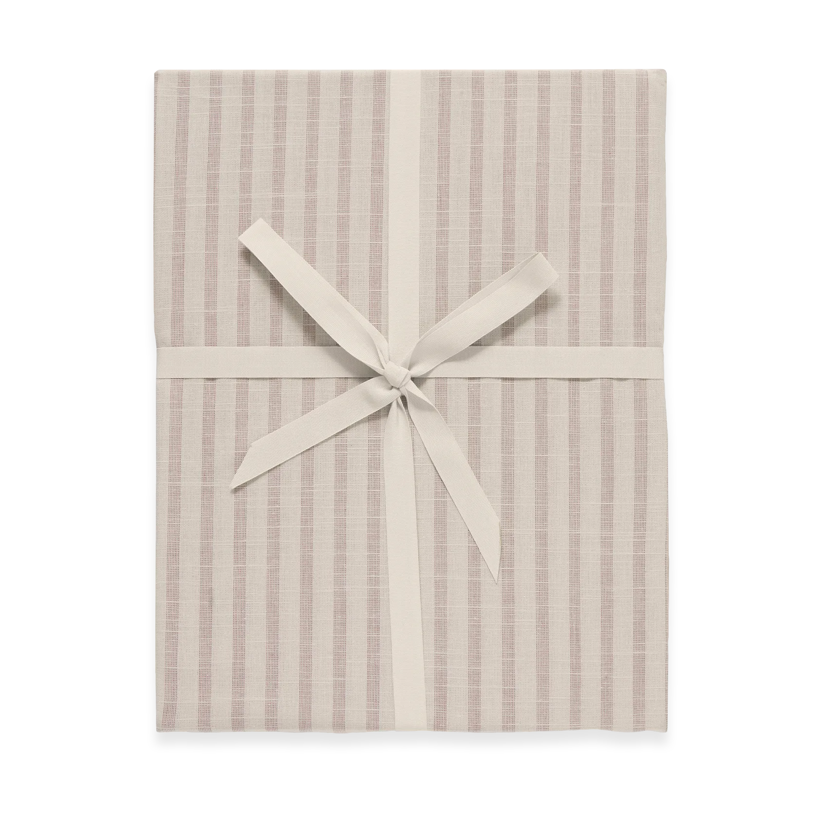 Stripe Mauve fitted sheet, 160x200x30 cm Garbo&Friends