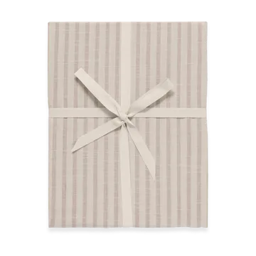 Stripe Mauve fitted sheet - 160x200x30 cm - Garbo&Friends