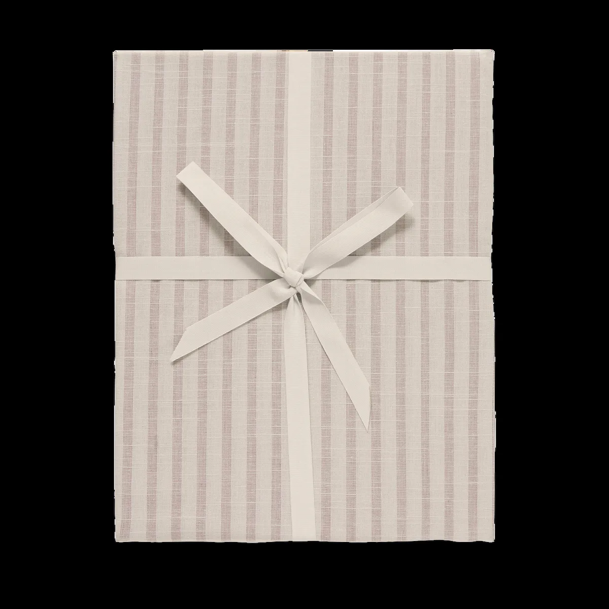 Garbo&Friends Stripe Mauve fitted sheet 180x200x30 cm