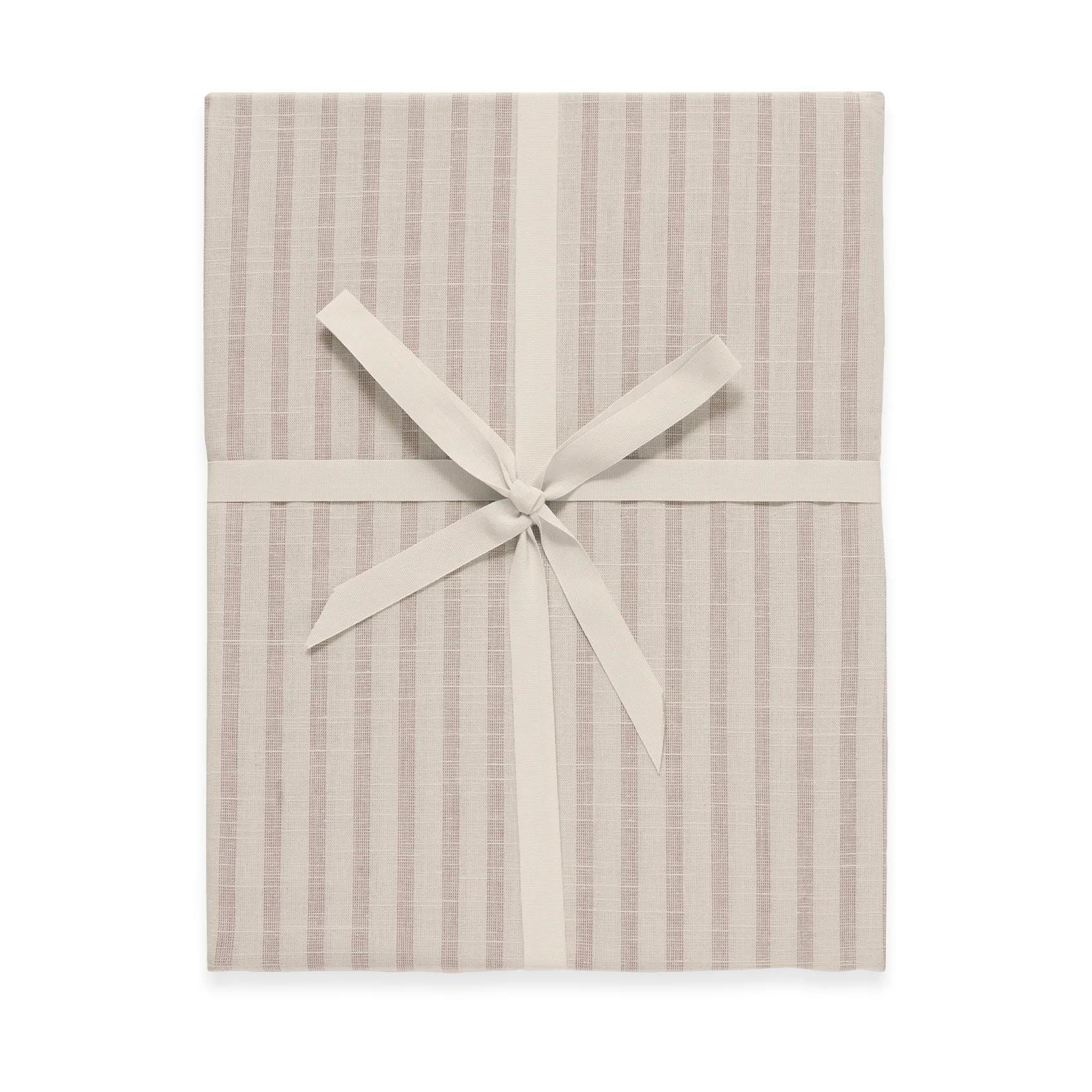 Stripe Mauve fitted sheet, 60x120x20 cm Garbo&Friends