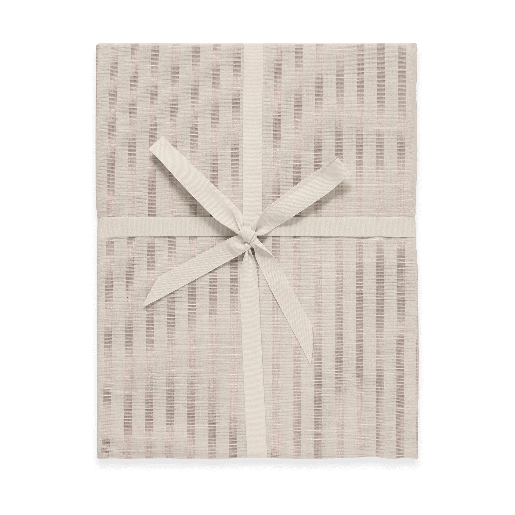 Stripe Mauve fitted sheet, 90x200x30 cm Garbo&Friends