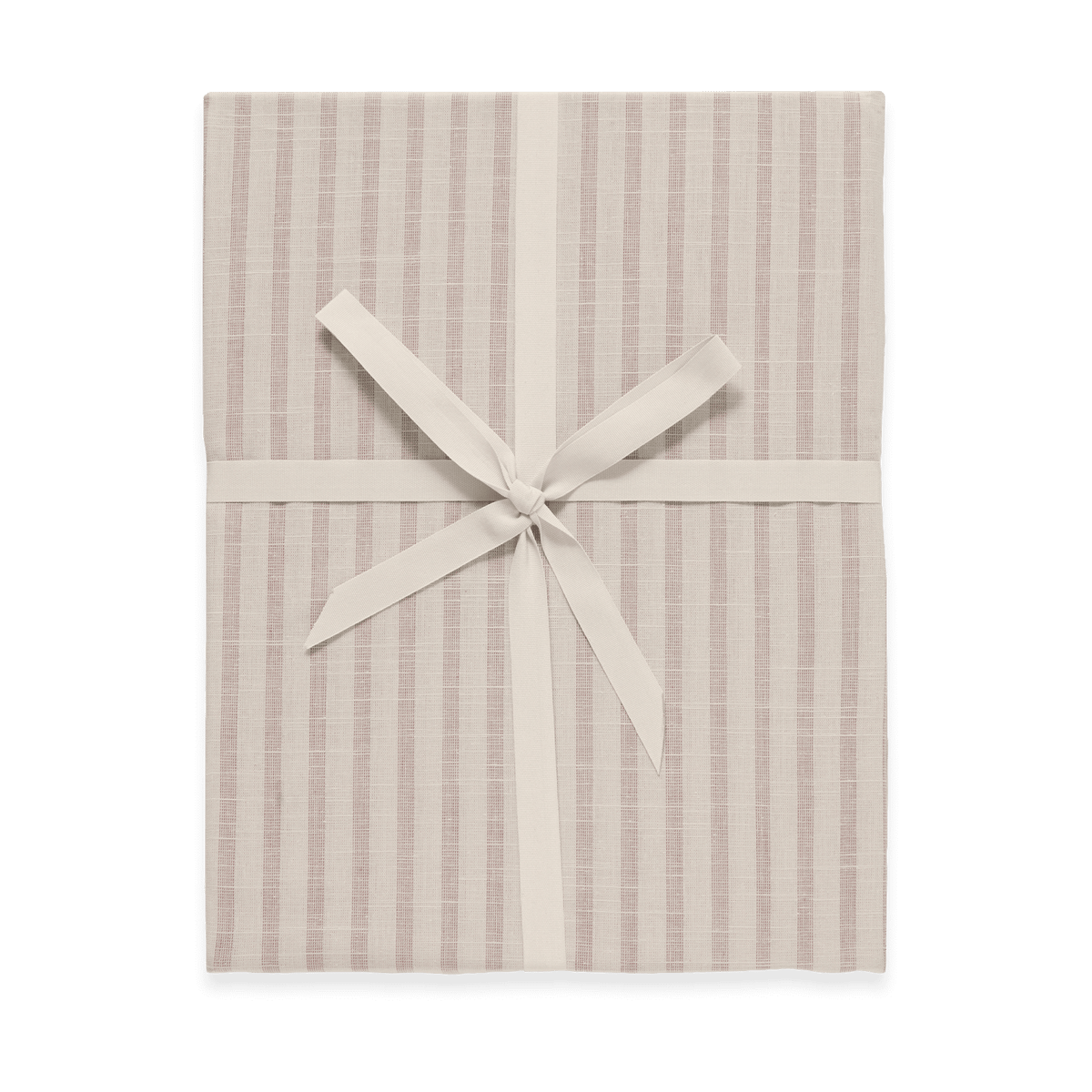 Garbo&Friends Stripe Mauve fitted sheet 90x200x30 cm