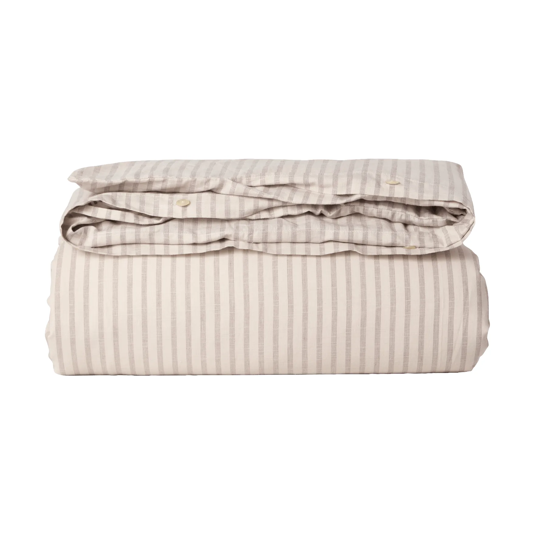 Stripe Mauve Muslin duvet cover, 140x200 cm Garbo&Friends