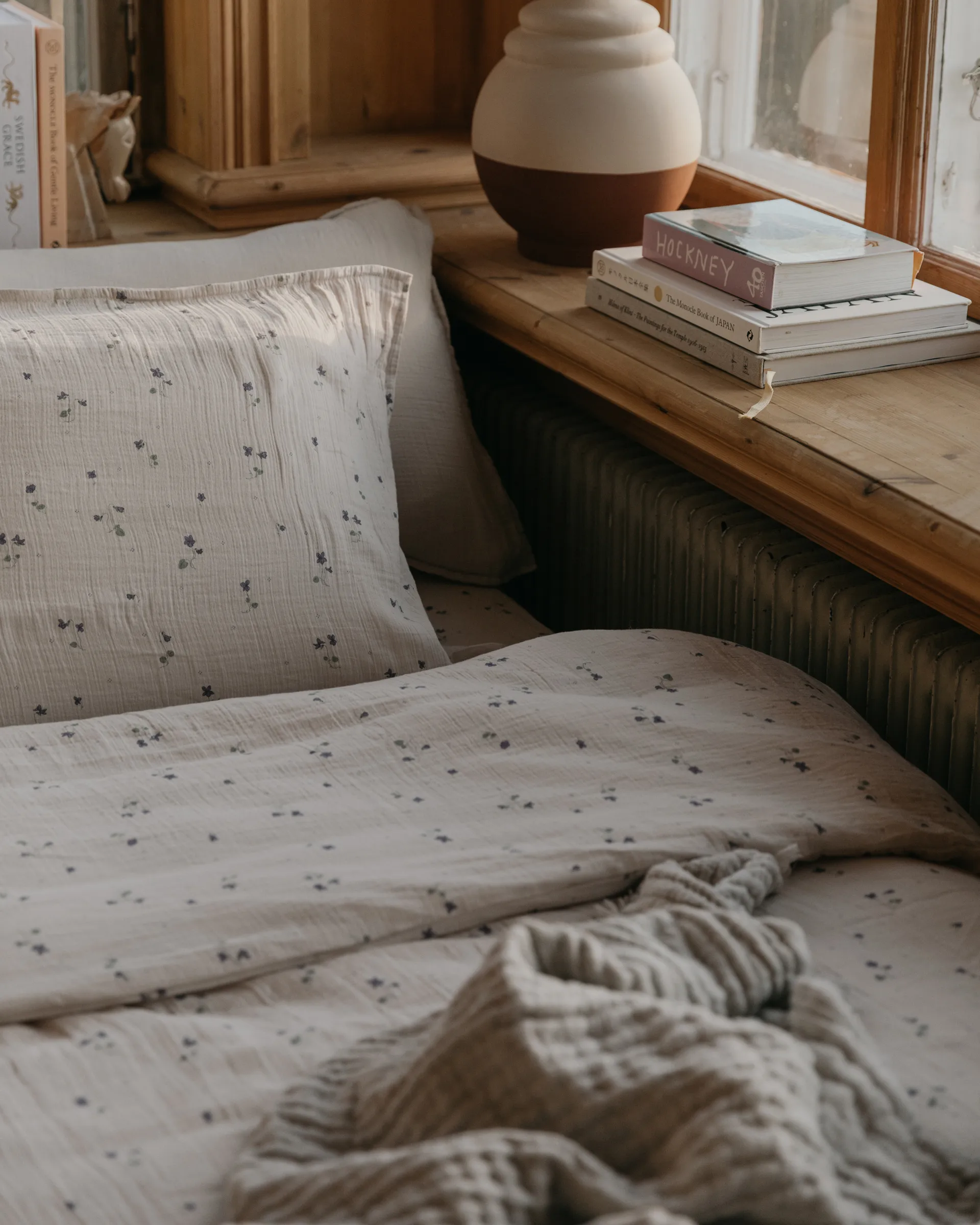 Viola Muslin bedding set, 150x210 cm/50x60 cm Garbo&Friends