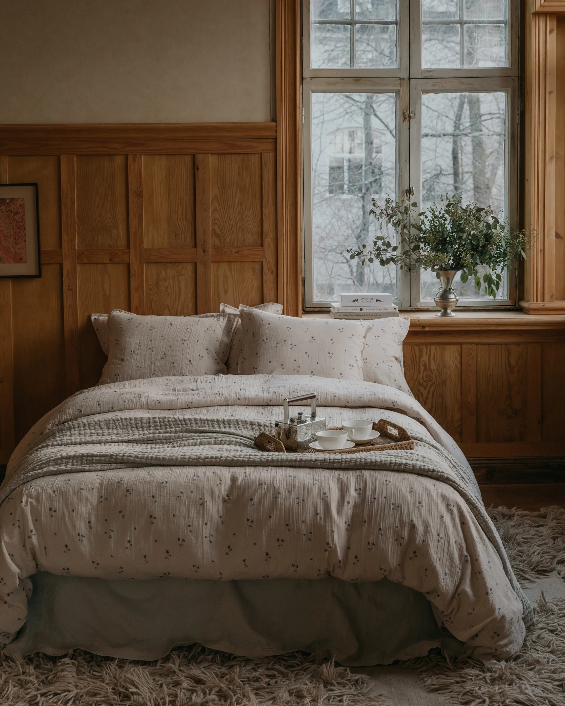 Viola Muslin double duvet cover, 220x220 cm Garbo&Friends