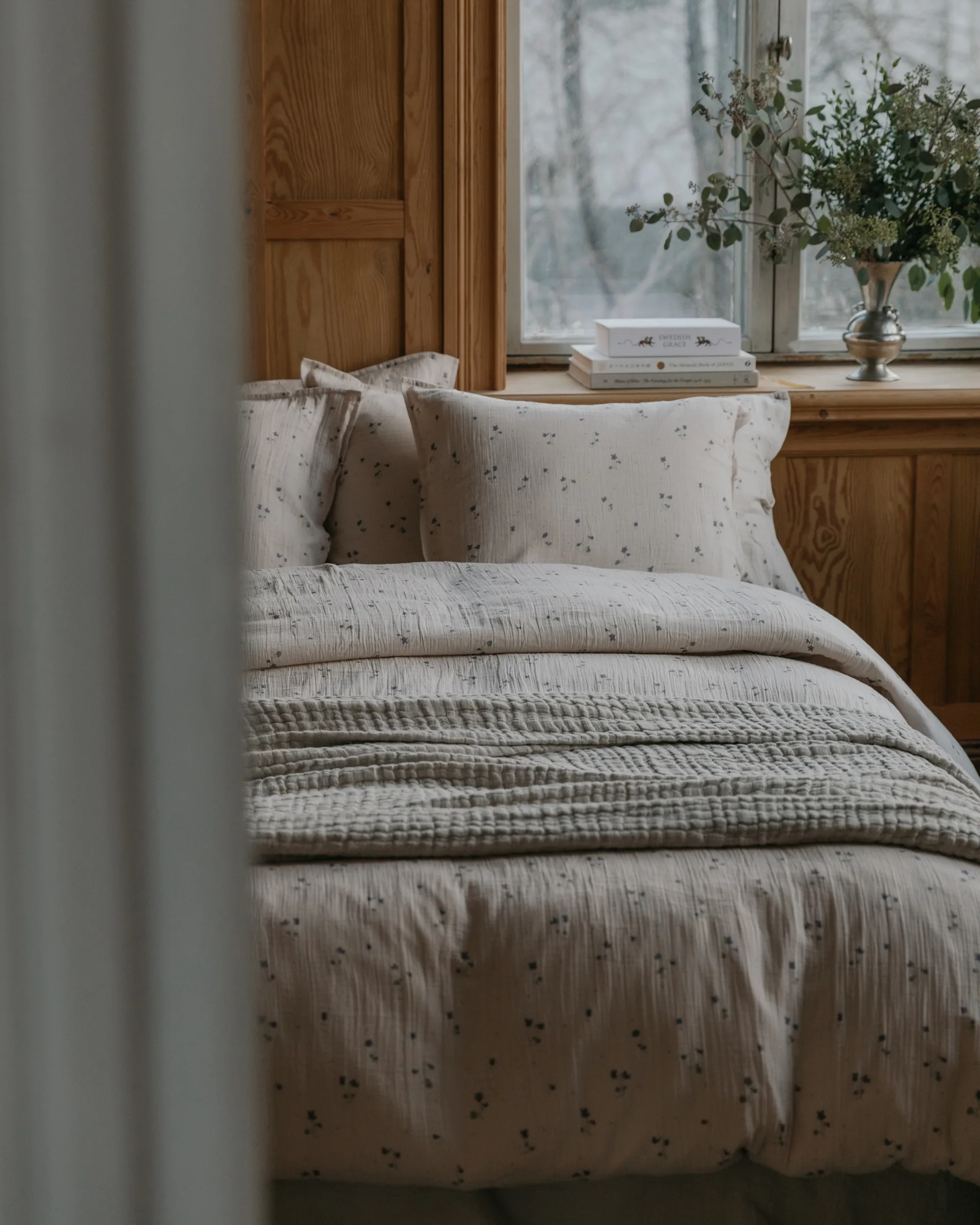 Viola Muslin double duvet cover, 220x220 cm Garbo&Friends