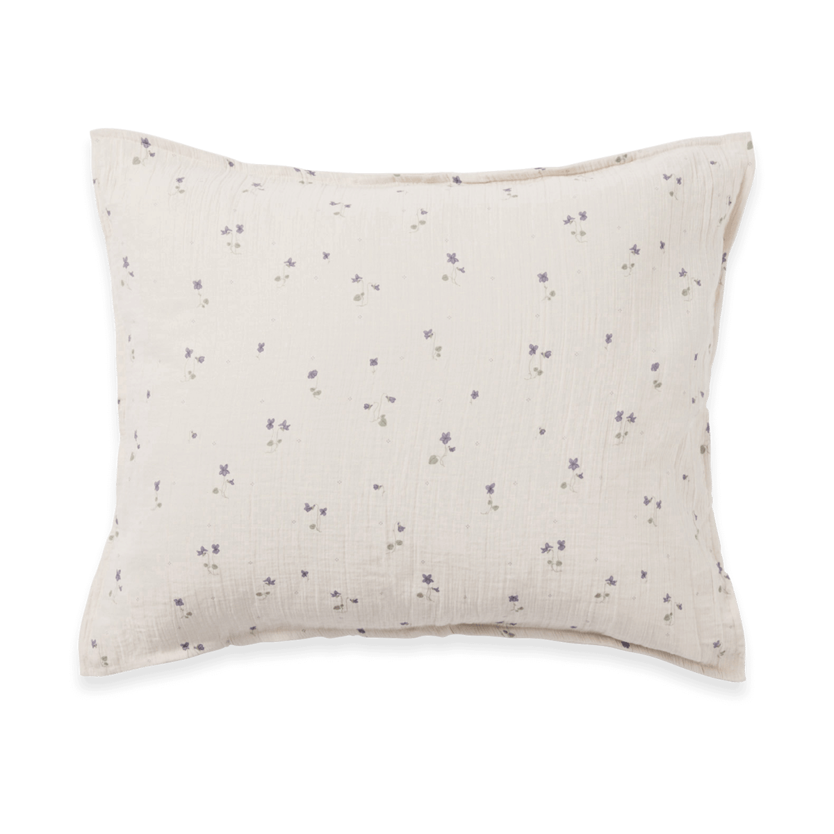Garbo&Friends Viola Muslin pillowcase 50x60 cm | Scandinavian Design | Pillow cases | Blue