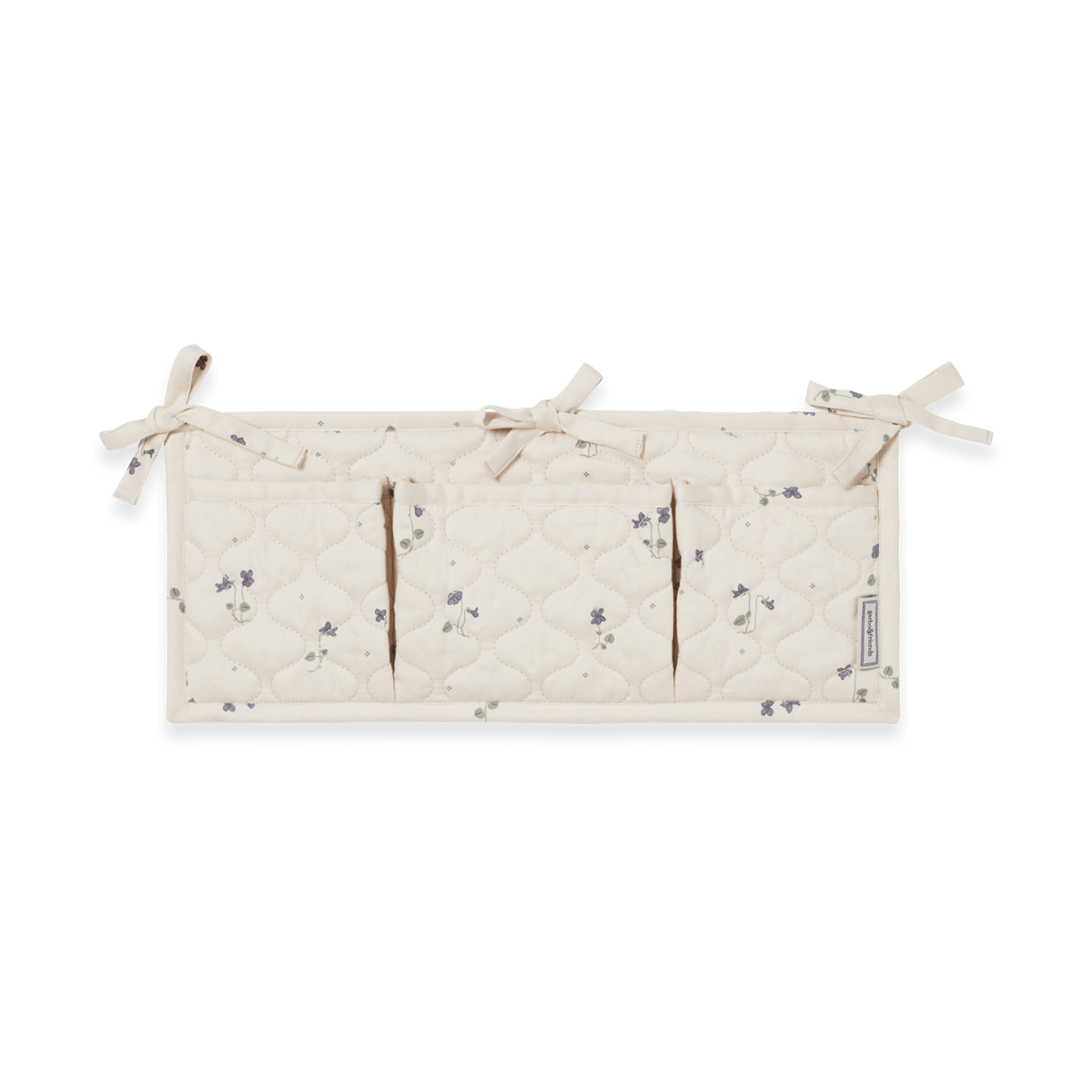 Garbo&Friends Viola Satin quilted bed pocket 18x43 cm