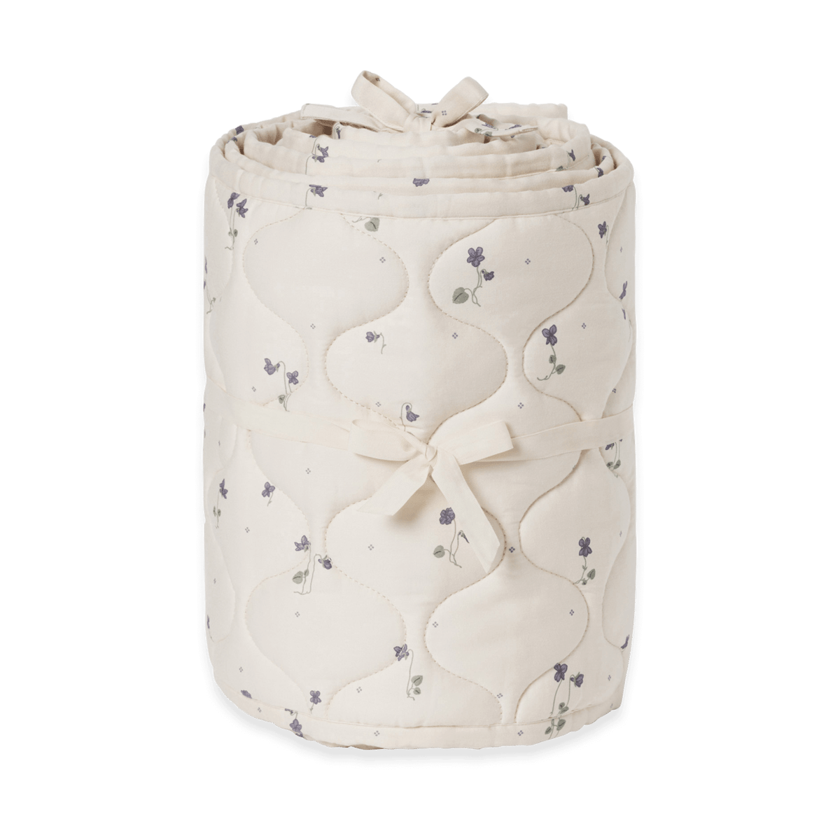 Garbo&Friends Viola Satin quilted crib bumper 30x360 cm