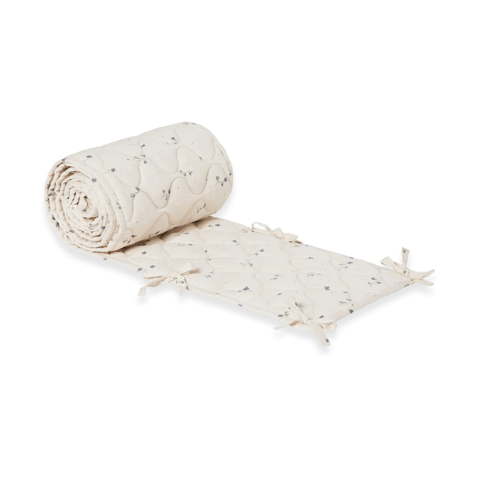 Viola Satin quilted crib bumper, 30x360 cm Garbo&Friends