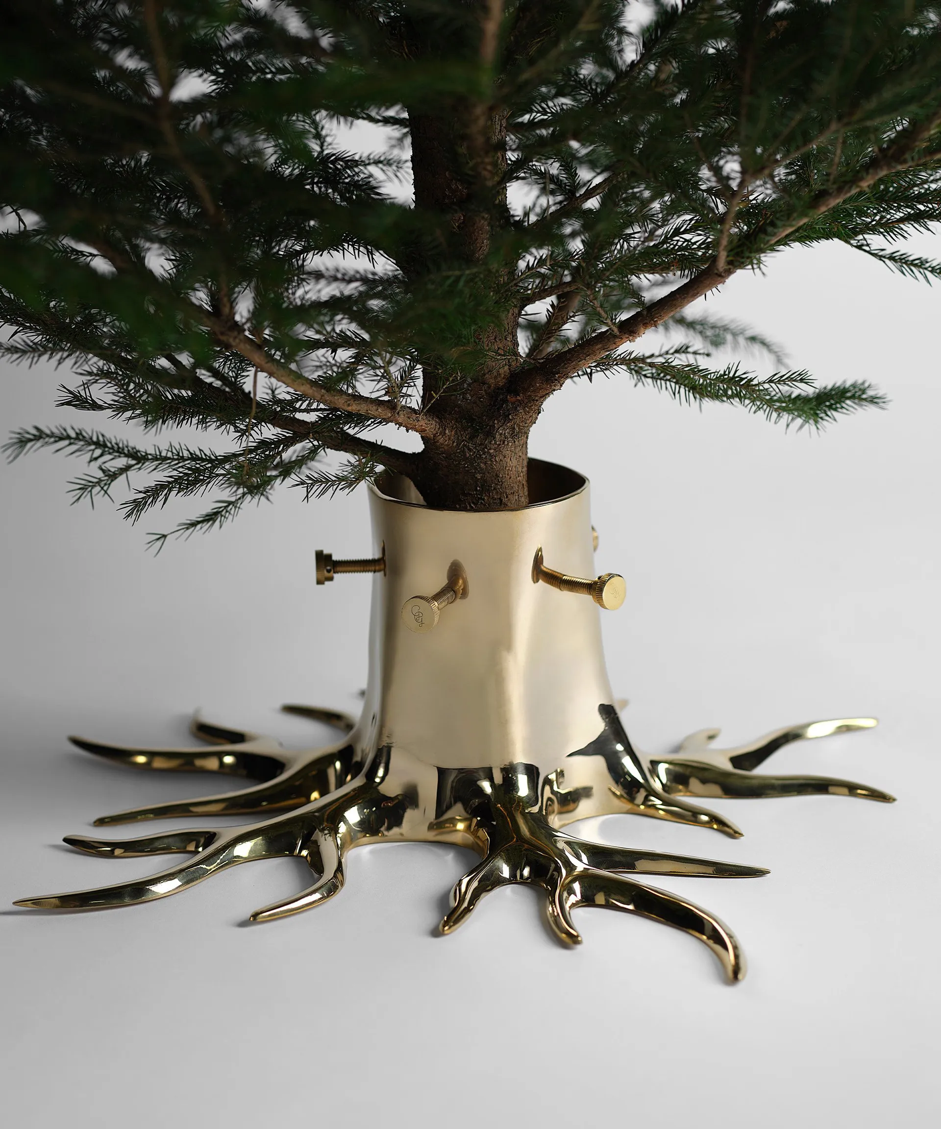 Garden Glory Christmas tree stand, Brass Garden Glory