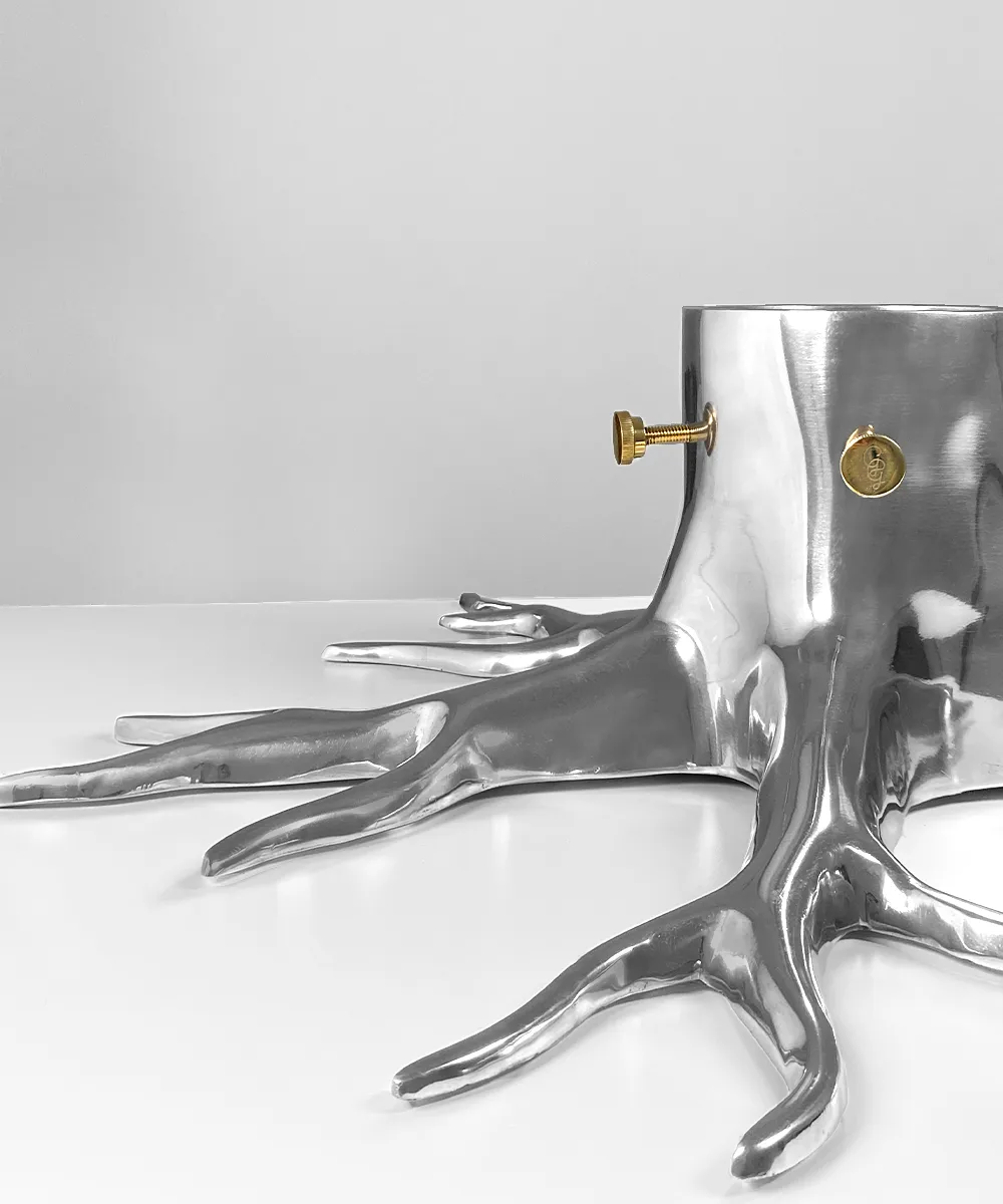 Garden Glory Christmas tree stand large, Silver Garden Glory