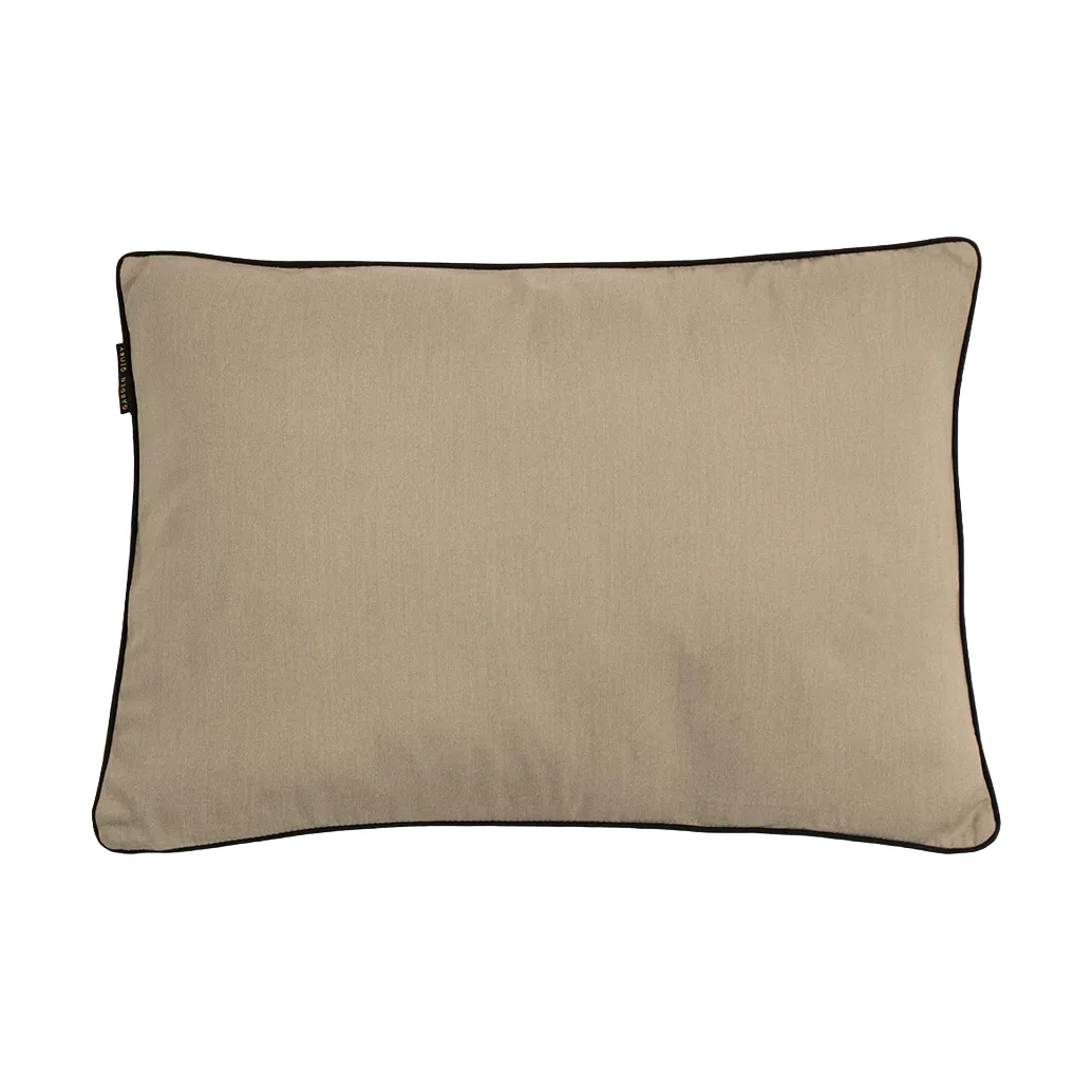 Garden Glory cushion, Beige with black edge 50x70 cm Garden Glory