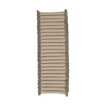 Garden Glory cushion with fringes - Beige, beige fringe, 38x120 cm - Garden Glory